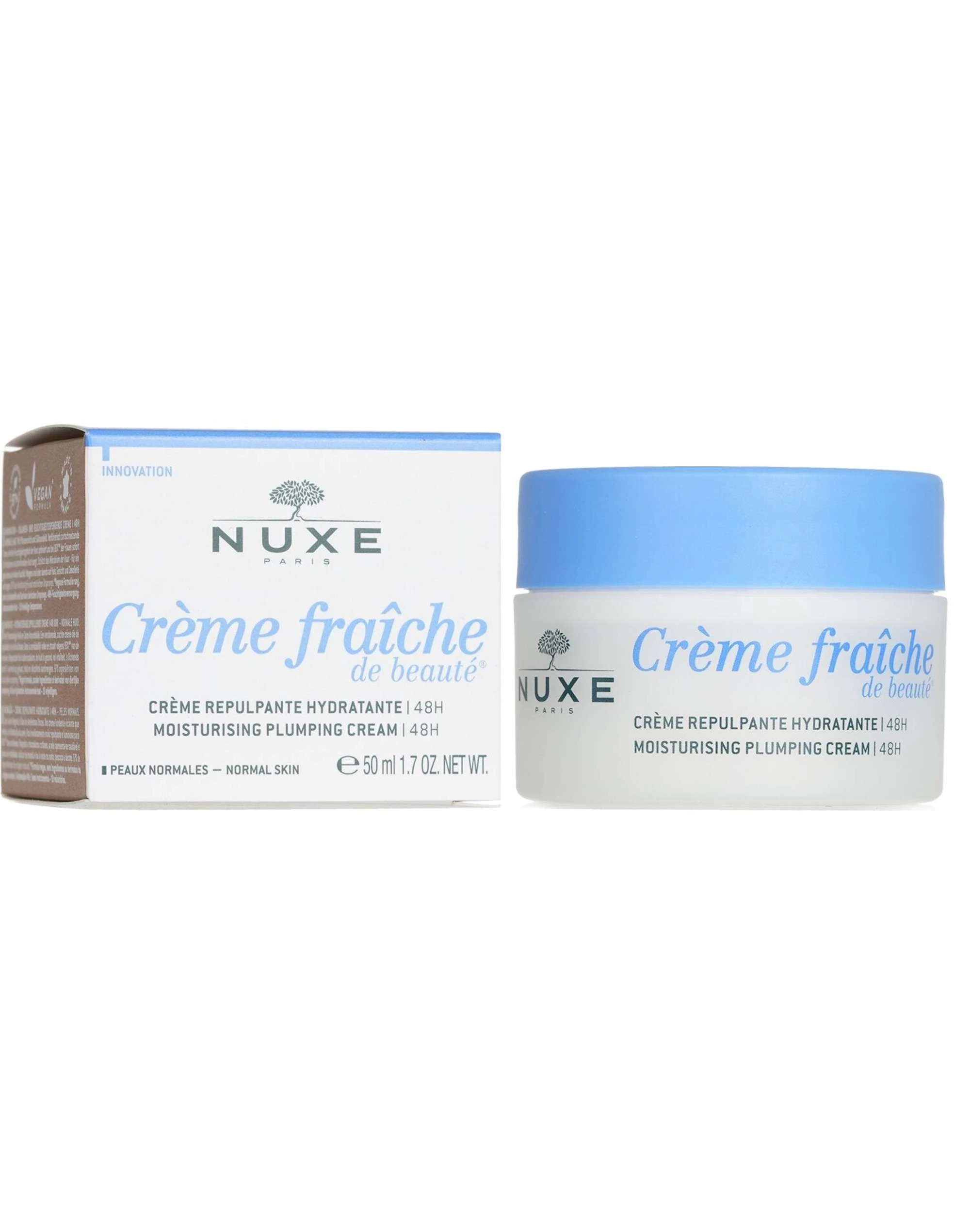 2 Nuxe Creme Fraiche De Beaute 48HR Moisturising Plumping Cream 50ml/1.7oz, 2 of 3