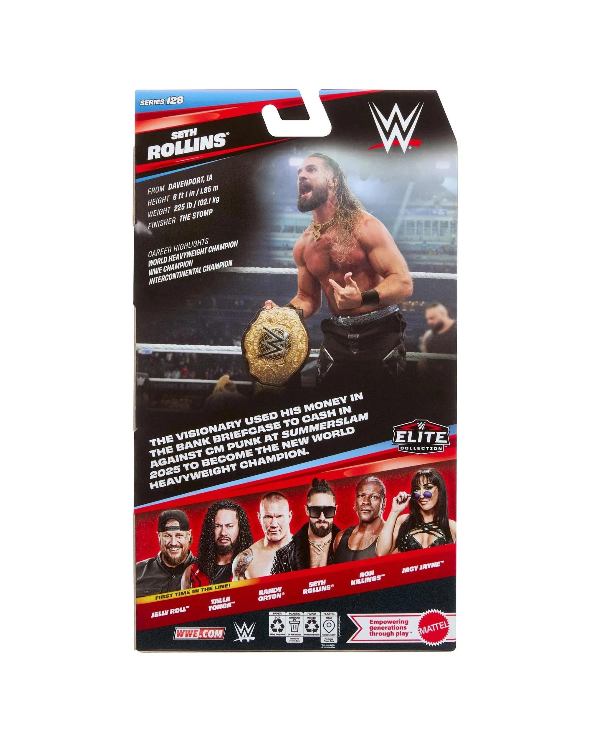 WWE Elite Collection Series 128 Seth Rollins Action Figure - Kmart