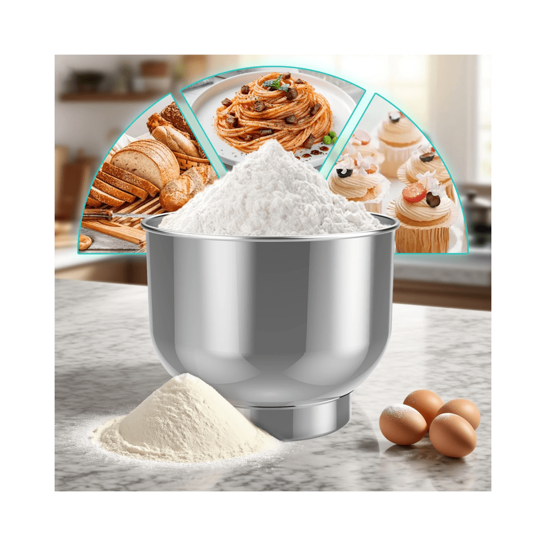 4 Advwin Stand Mixer With Ice Cream Maker, 4 of 8