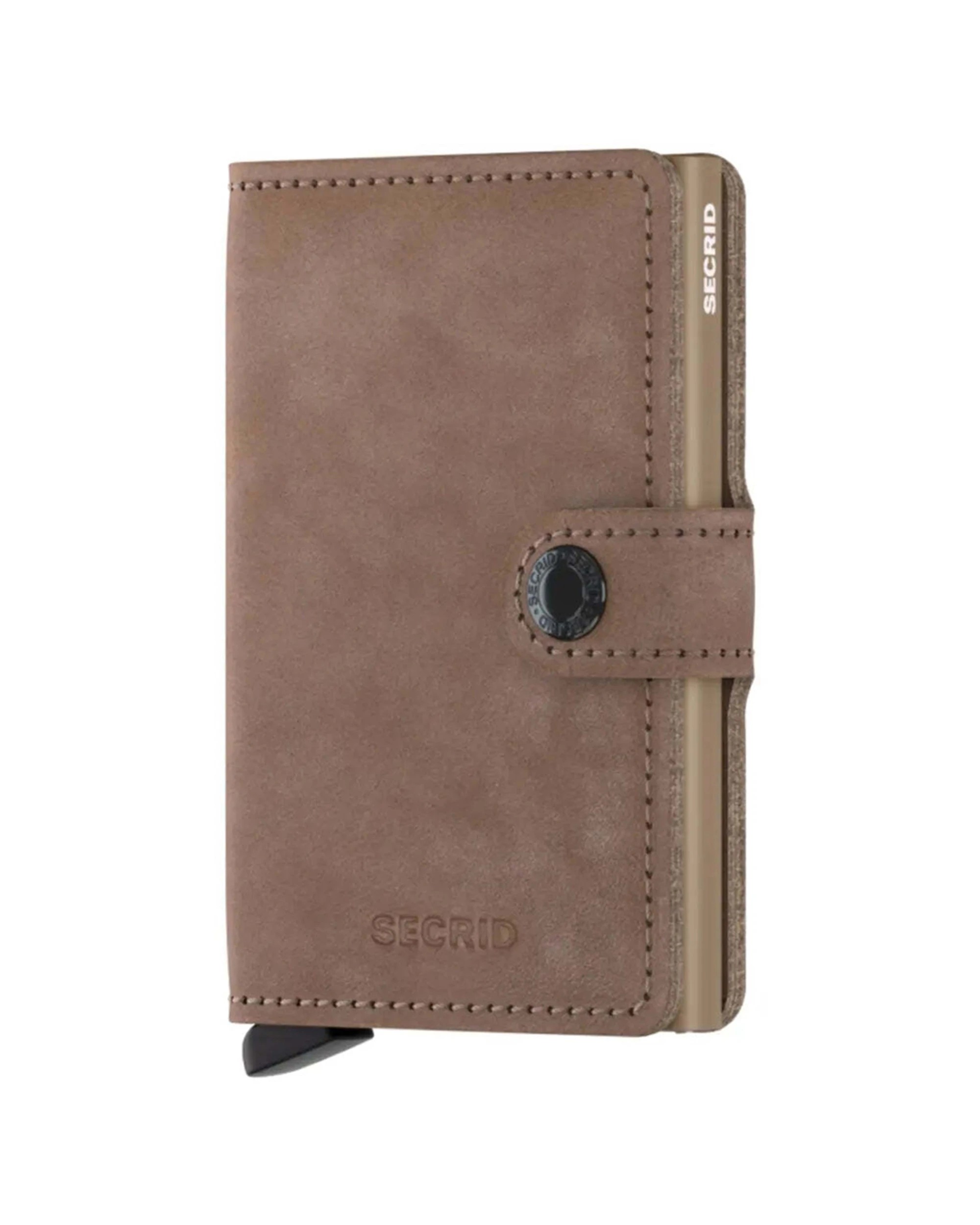 1 Secrid Miniwallet Compact RFID Wallet Protection Vintage Taupe - Brown, 1 of 5
