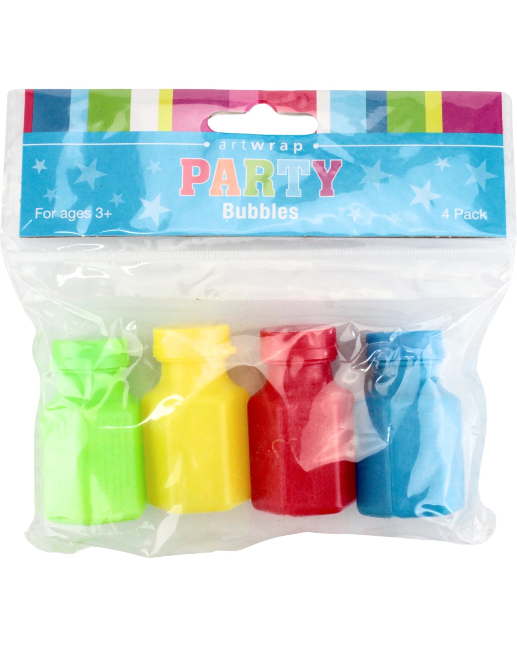 2 Artwrap Mini Bubble Bottles Pack of 4 - Multi, 2 of 3
