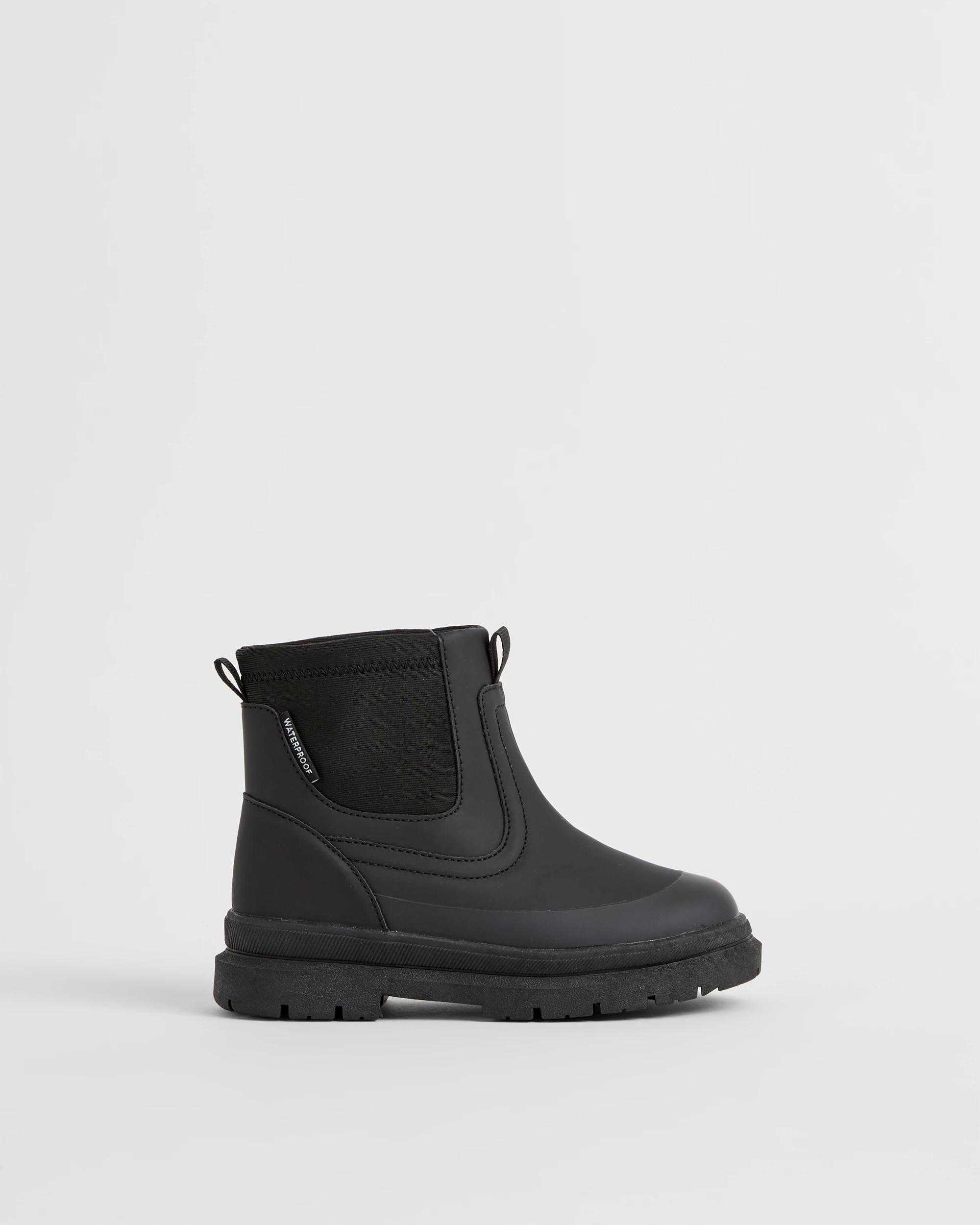 1 Target Kids Kids Waterproof Boots BLACK, 1 of 3