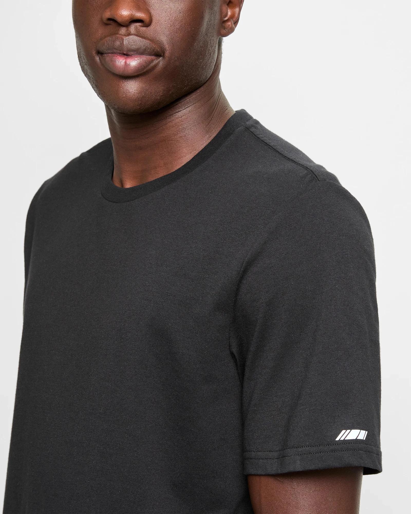 5 Target Active Cotton Blend T-Shirt BLACK, 5 of 5