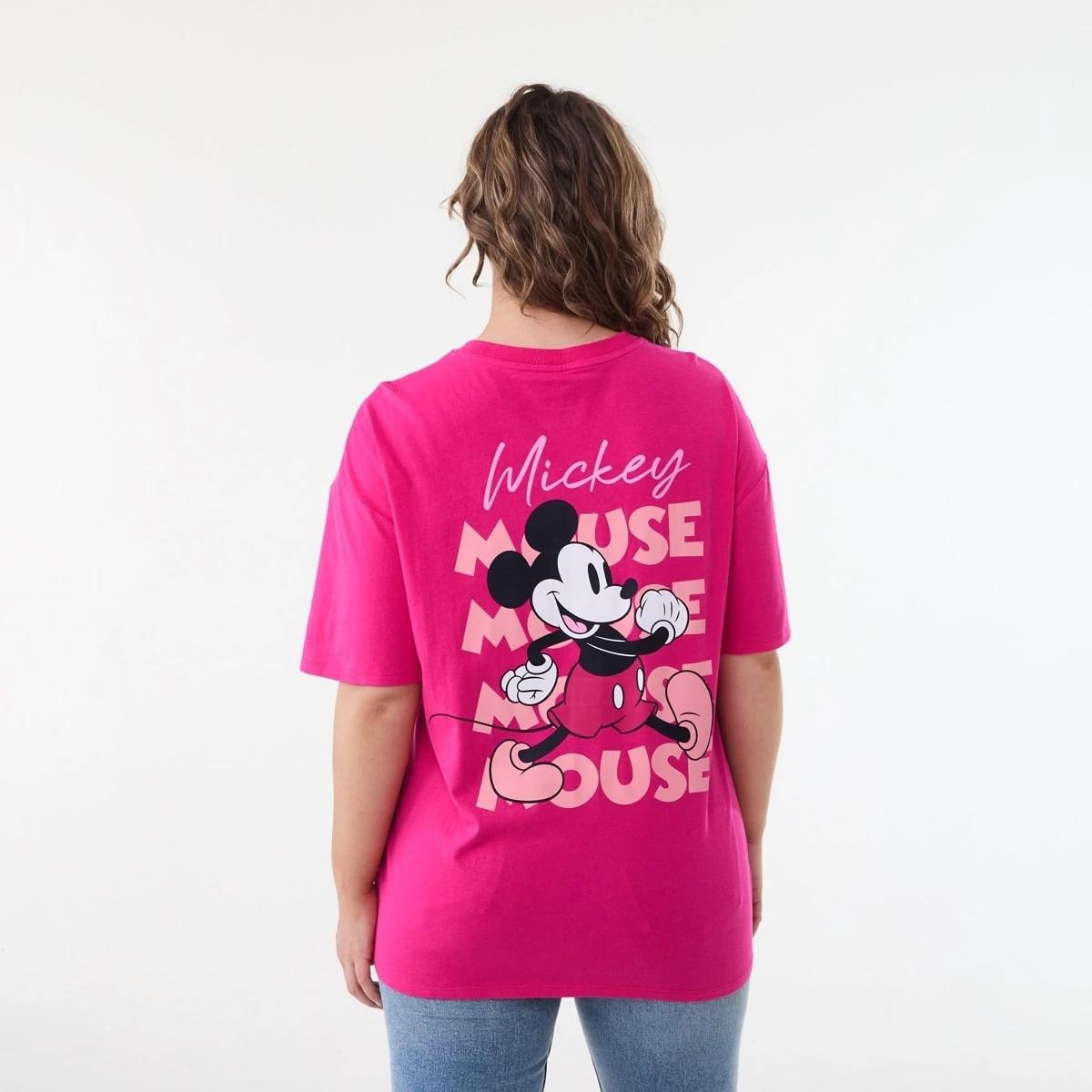 3 Short Sleeve Mickey Mouse License T-shirt MICKEY BEETROOT PINK, 3 of 6
