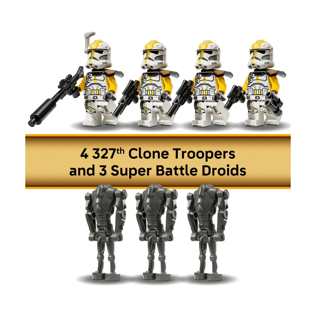6 LEGO Star Wars 327th Star Corps Clone Troopers Battle Pack 75431, 6 of 10