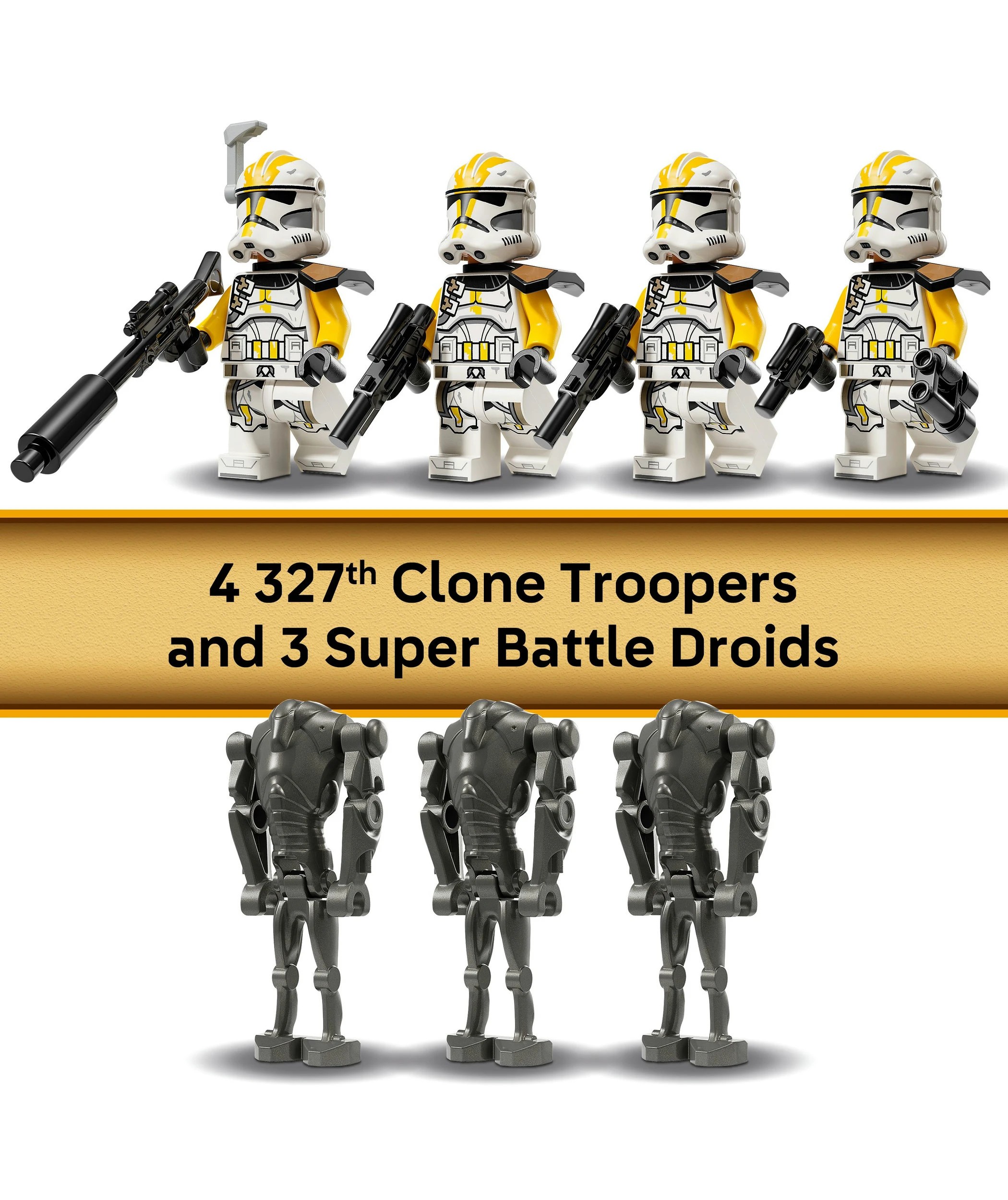 6 LEGO Star Wars 327th Star Corps Clone Troopers Battle Pack 75431, 6 of 10