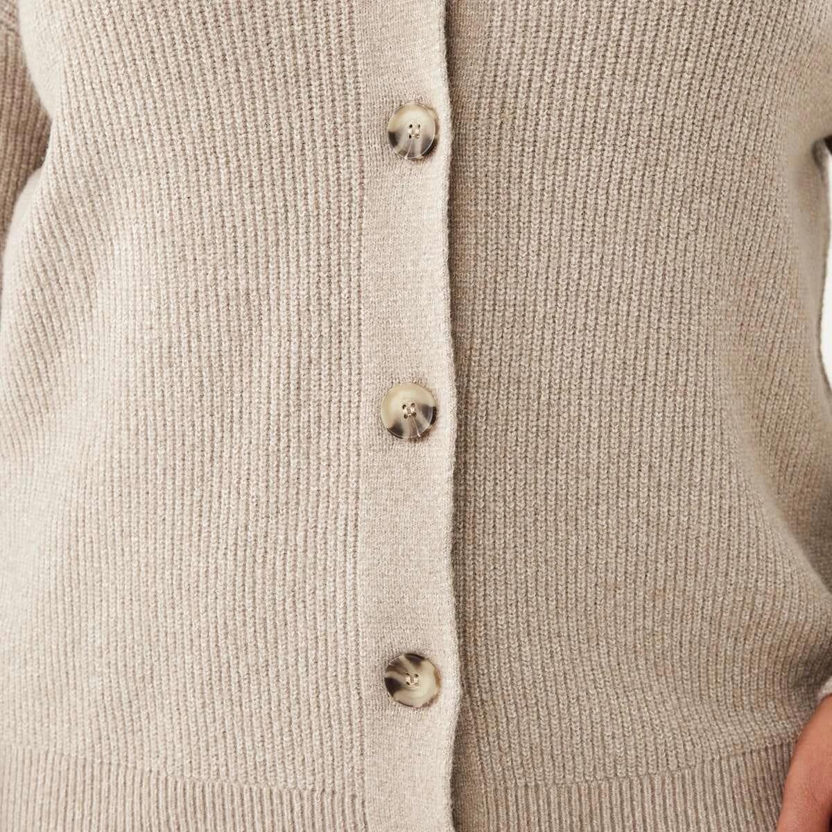 7 Curve Button Cardigan B Bge Mrl, 7 of 7