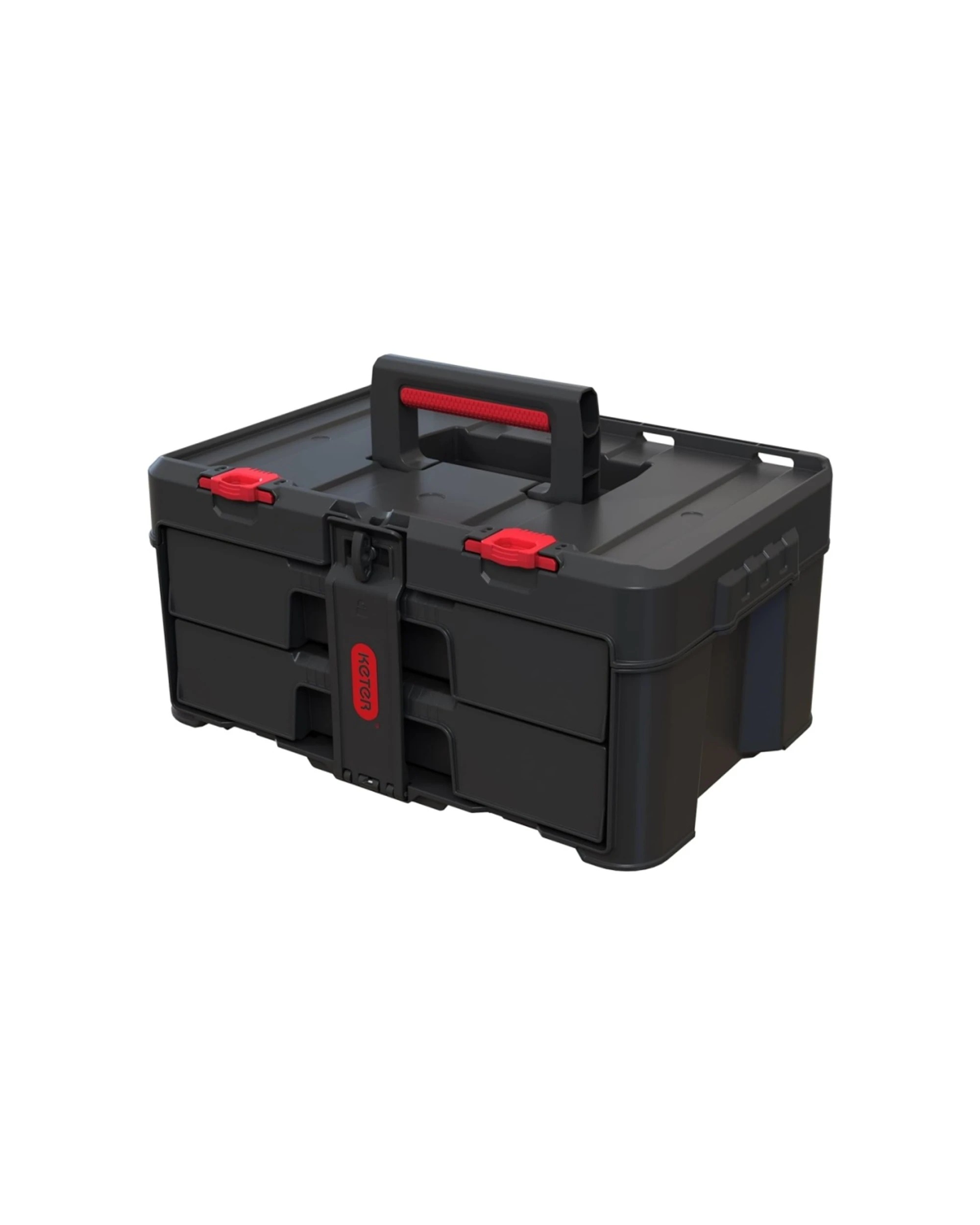 Keter Stack N Roll 2 Drawers Storage Unit Stackable Portable Organiser ...