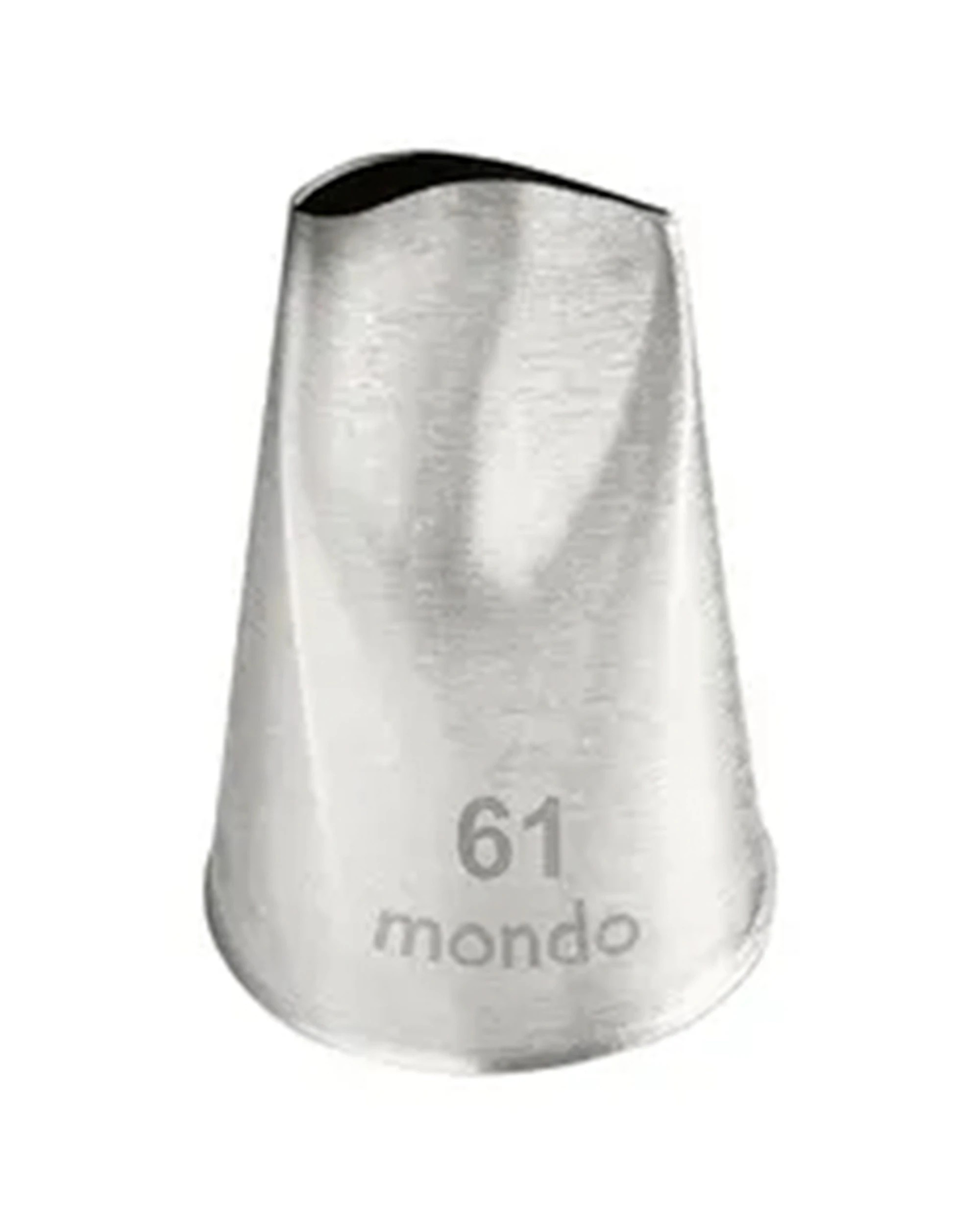 1 Mondo 61 Petal Piping Tip Stainless Steel Cake Decorating Tool - Silver, 1 of 3