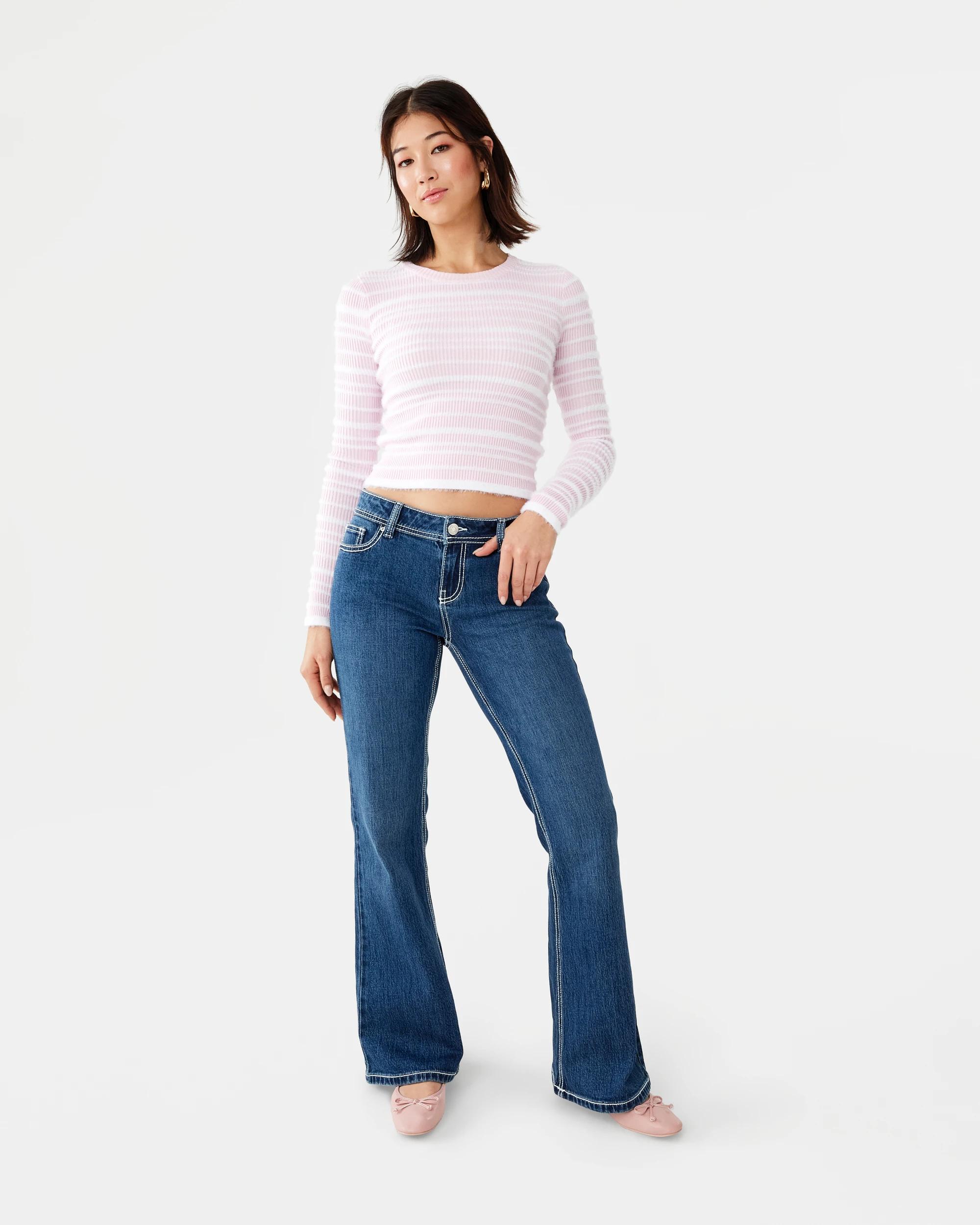 2 Long Sleeve Eyelash Top Bllet Pink, 2 of 10