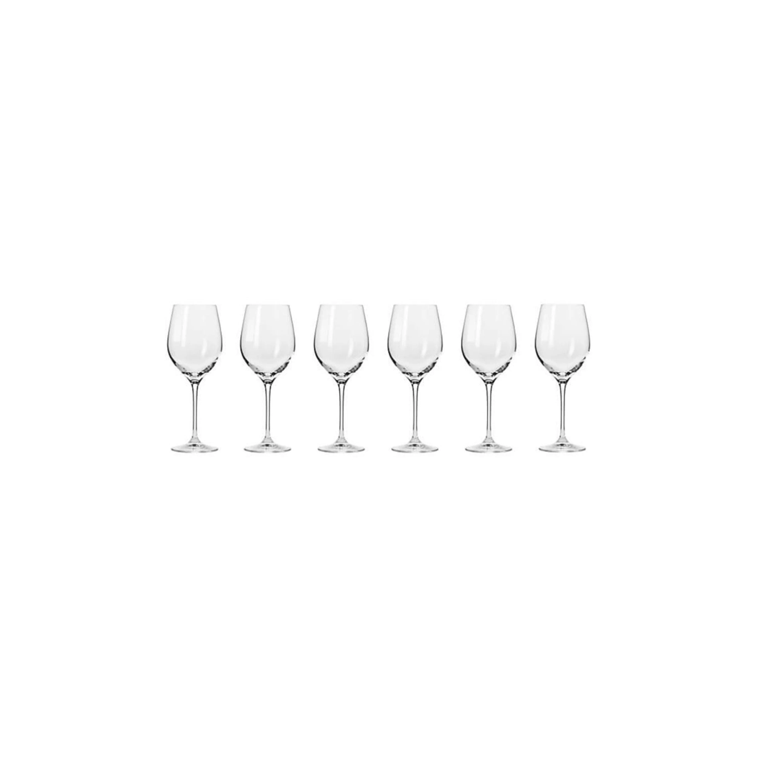 2 Krosno Harmony Collection 6 Piece Wine Glass Set 370ml Glassware Pack For Dining
 - Plain, 2 of 3