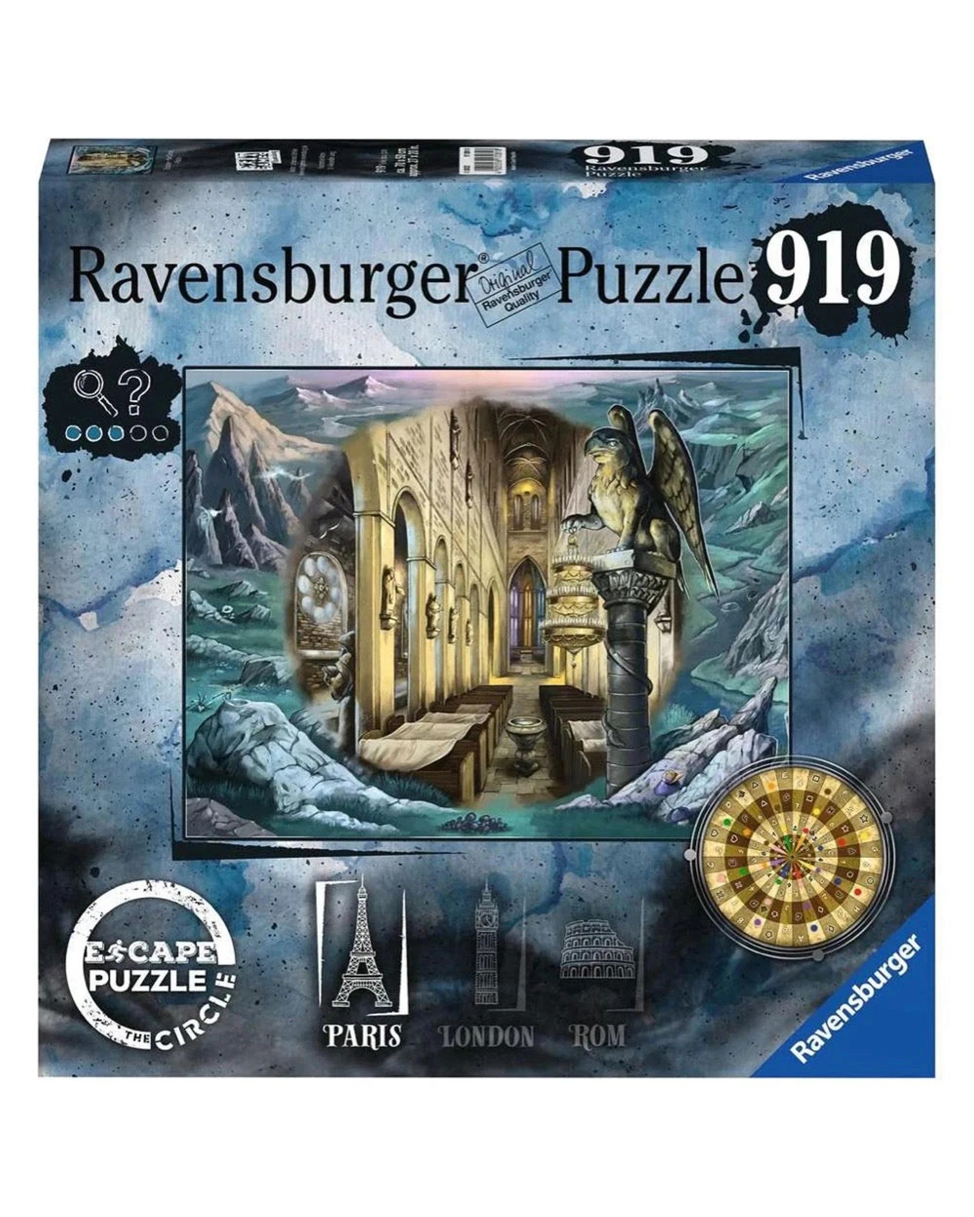 1 Ravensburger Escape The Circle Paris 919 Piece Puzzle, 1 of 1
