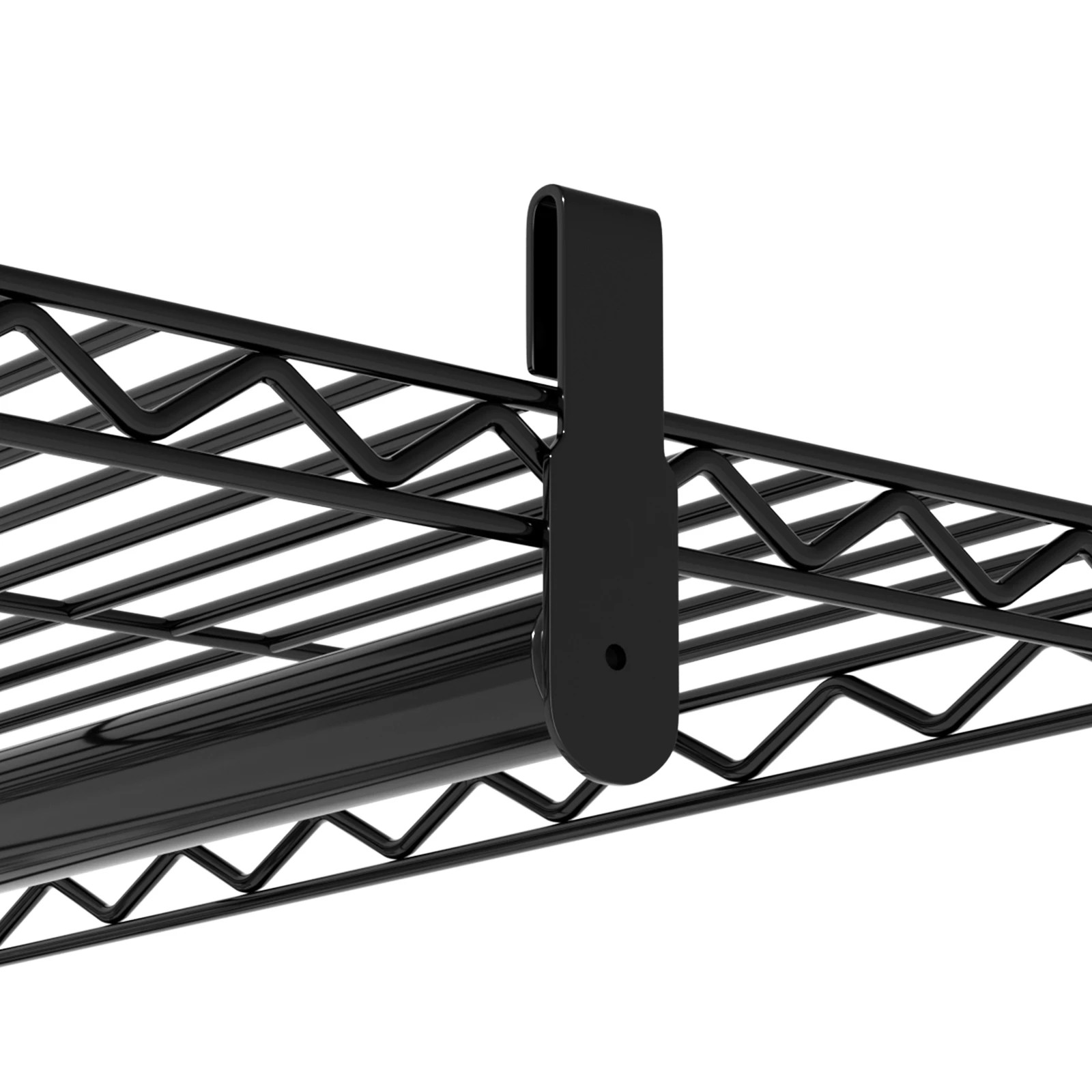 7 Advwin Portable Closet Wardrobe Adjust Closet Racks w/5 Hang Rods & 6 Shelves - Black, 7 of 8