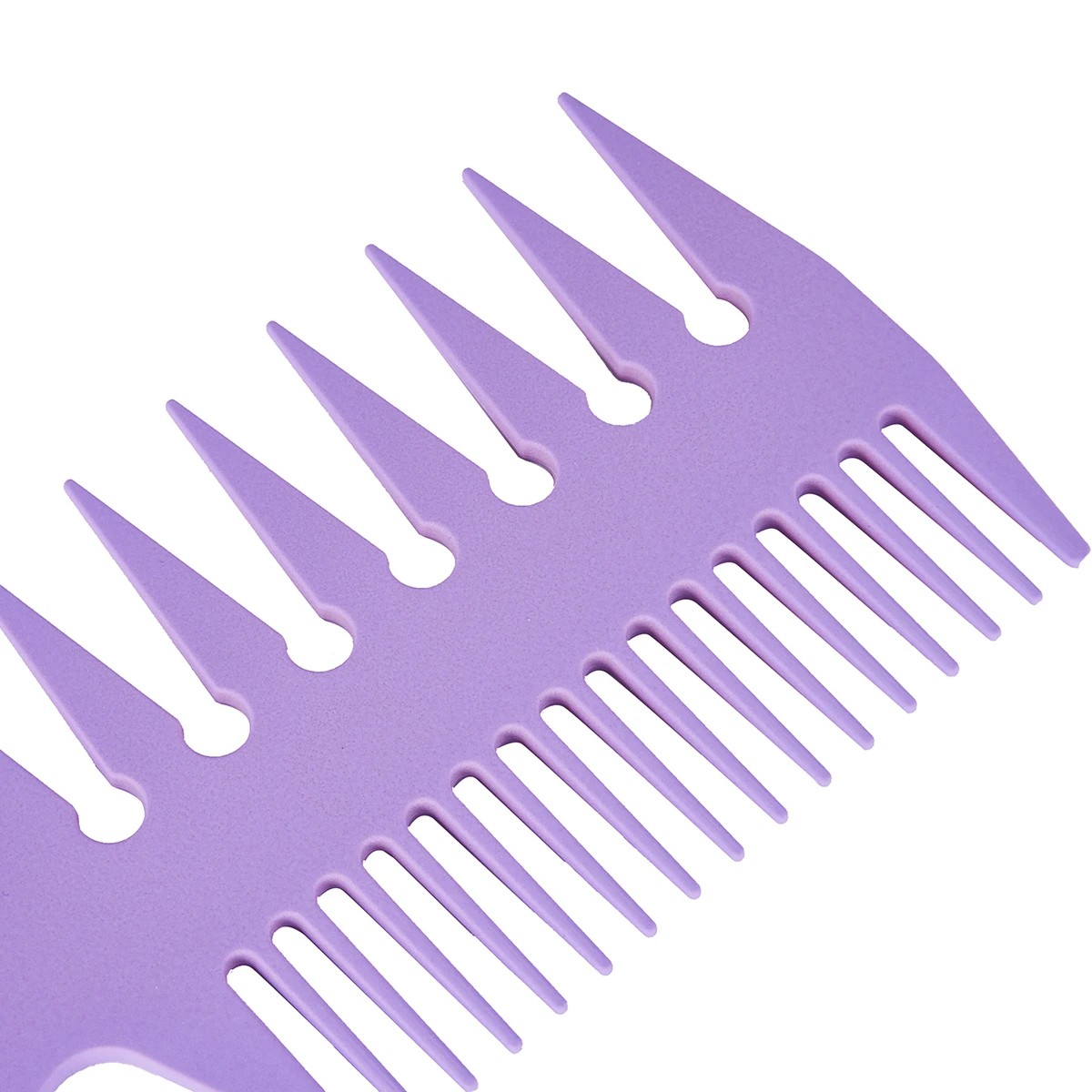 3 OXX Haircare 3-in-1 Styling Comb - Purple, 3 of 5