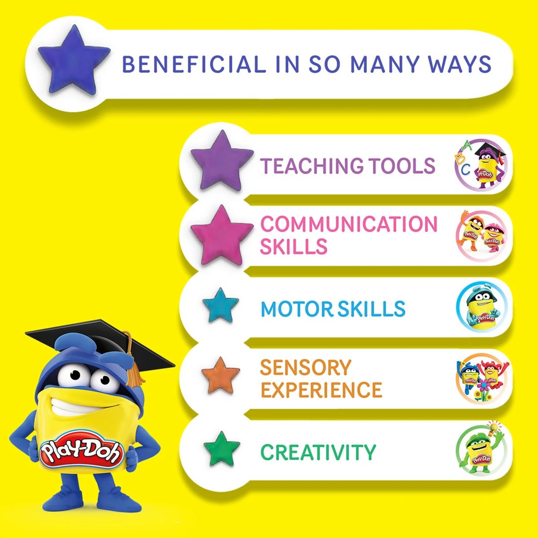 6 Play-Doh 8 Pack Modeling Compound - Assorted, 6 of 8