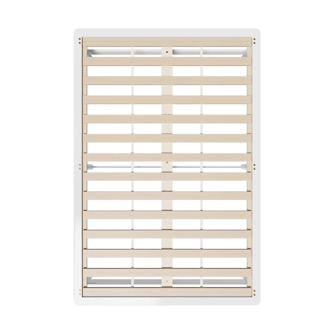 6 Oikiture Wooden Bed Frame Queen Size Beds Base Platform Solid Pine Timber
 - White, 6 of 10