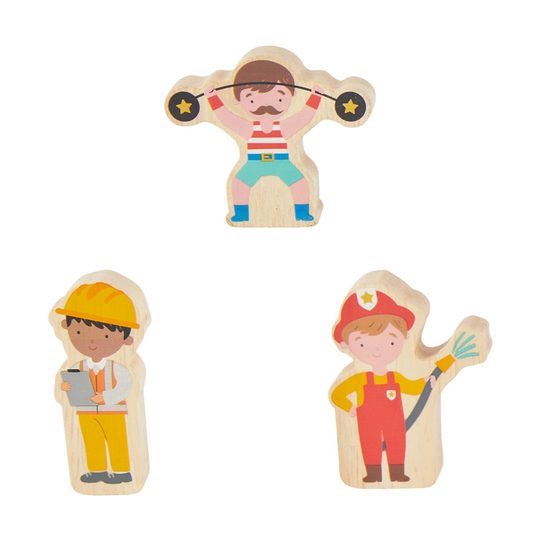 7 Wooden Train and Carriage Set - Assorted, 7 of 10