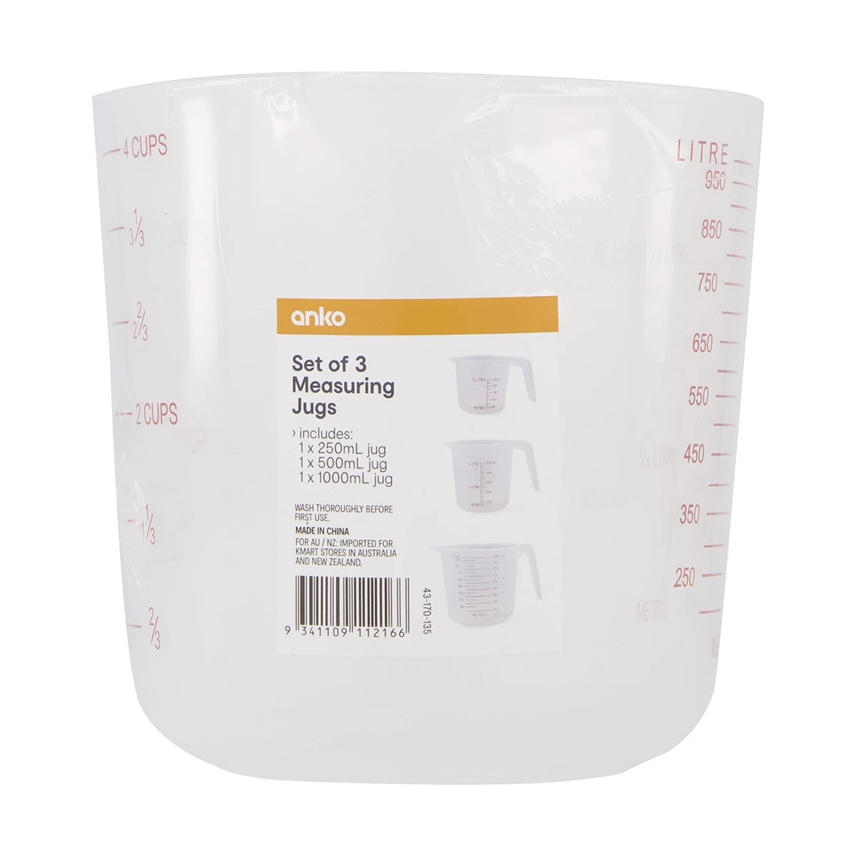 9 Set of 3 Measuring Jugs, 9 of 9