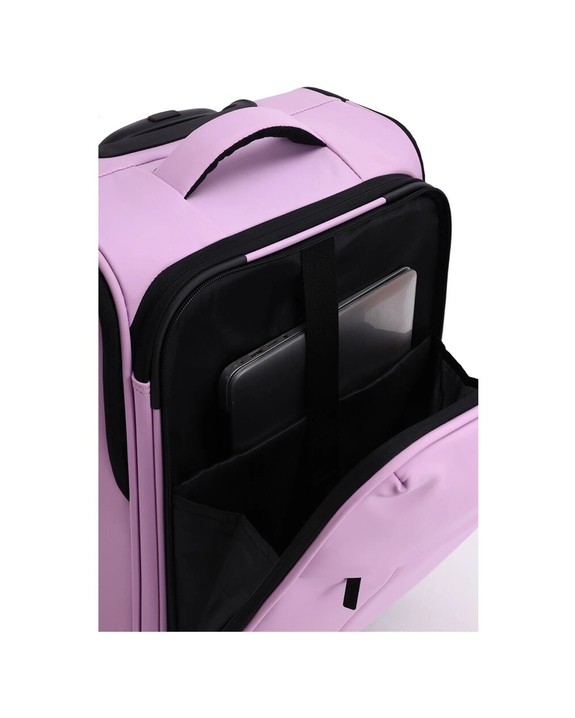 7 Kate Hill Willow Medium Travel Luggage Suitcase Lightweight 60x30cm - Purple, 7 of 8