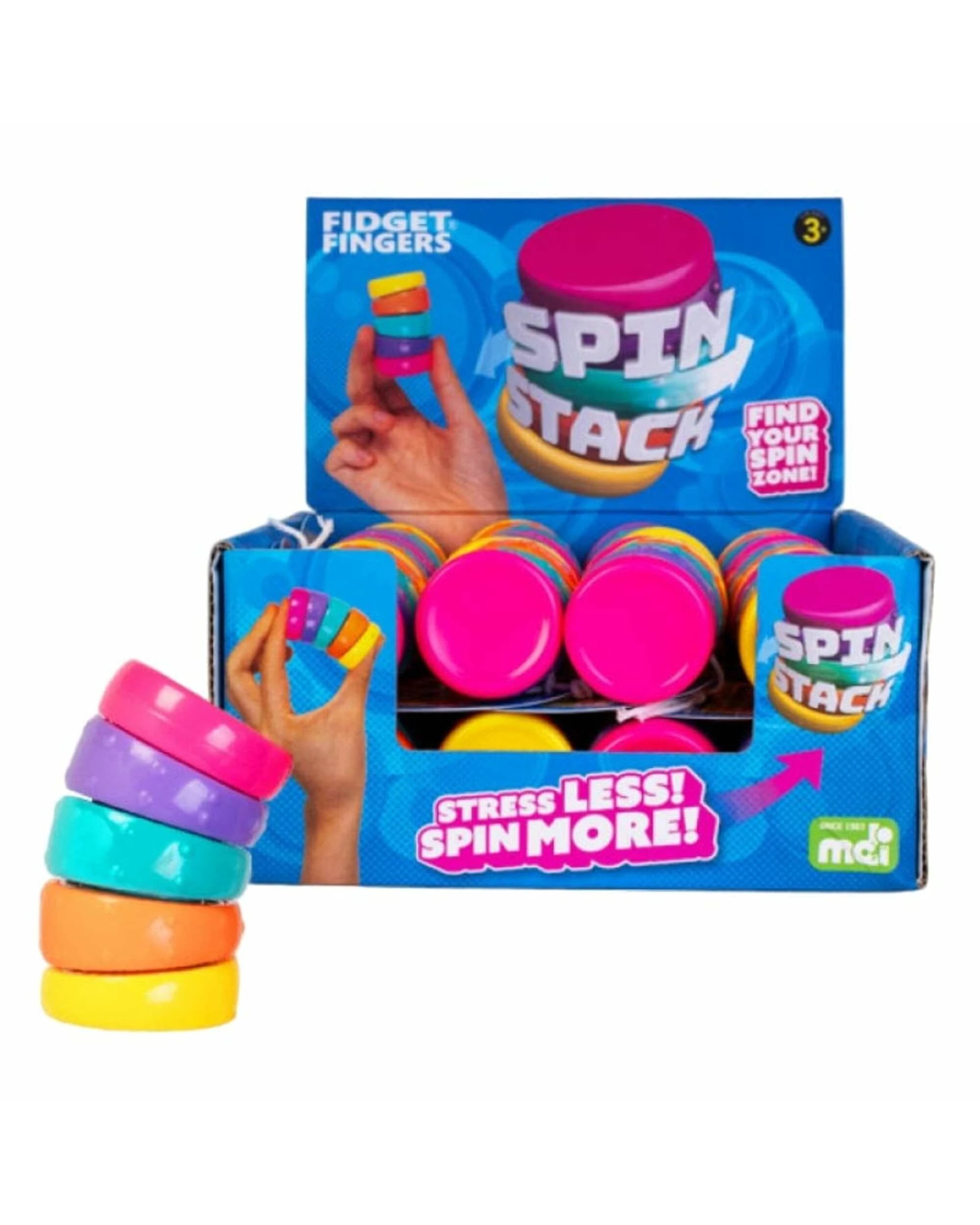 1 MDI Aus - Spin Stack Fidget (Assorted), 1 of 1
