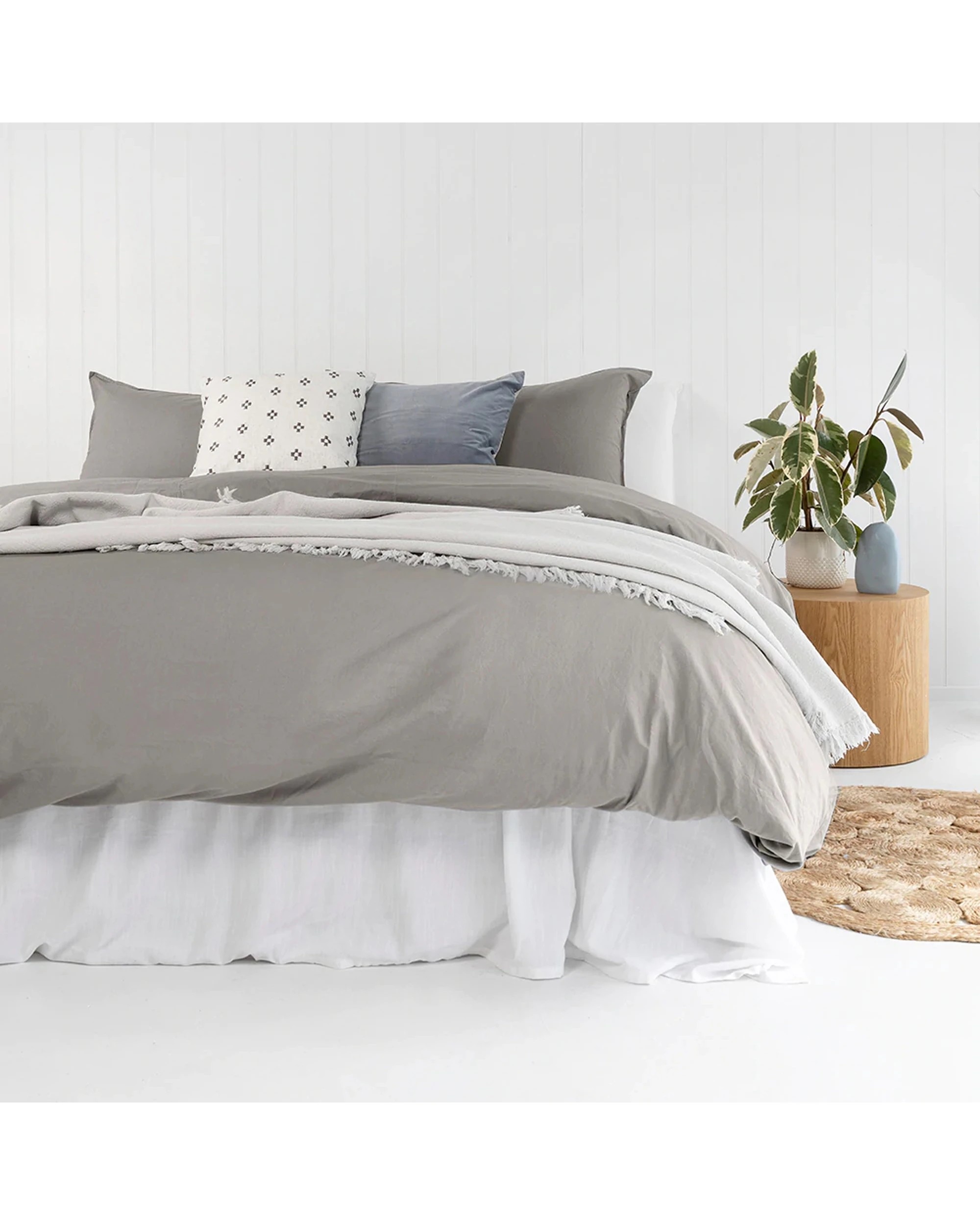 1 Bambury Temple Quilt Cover Set Organic Cotton - Red, 1 of 3