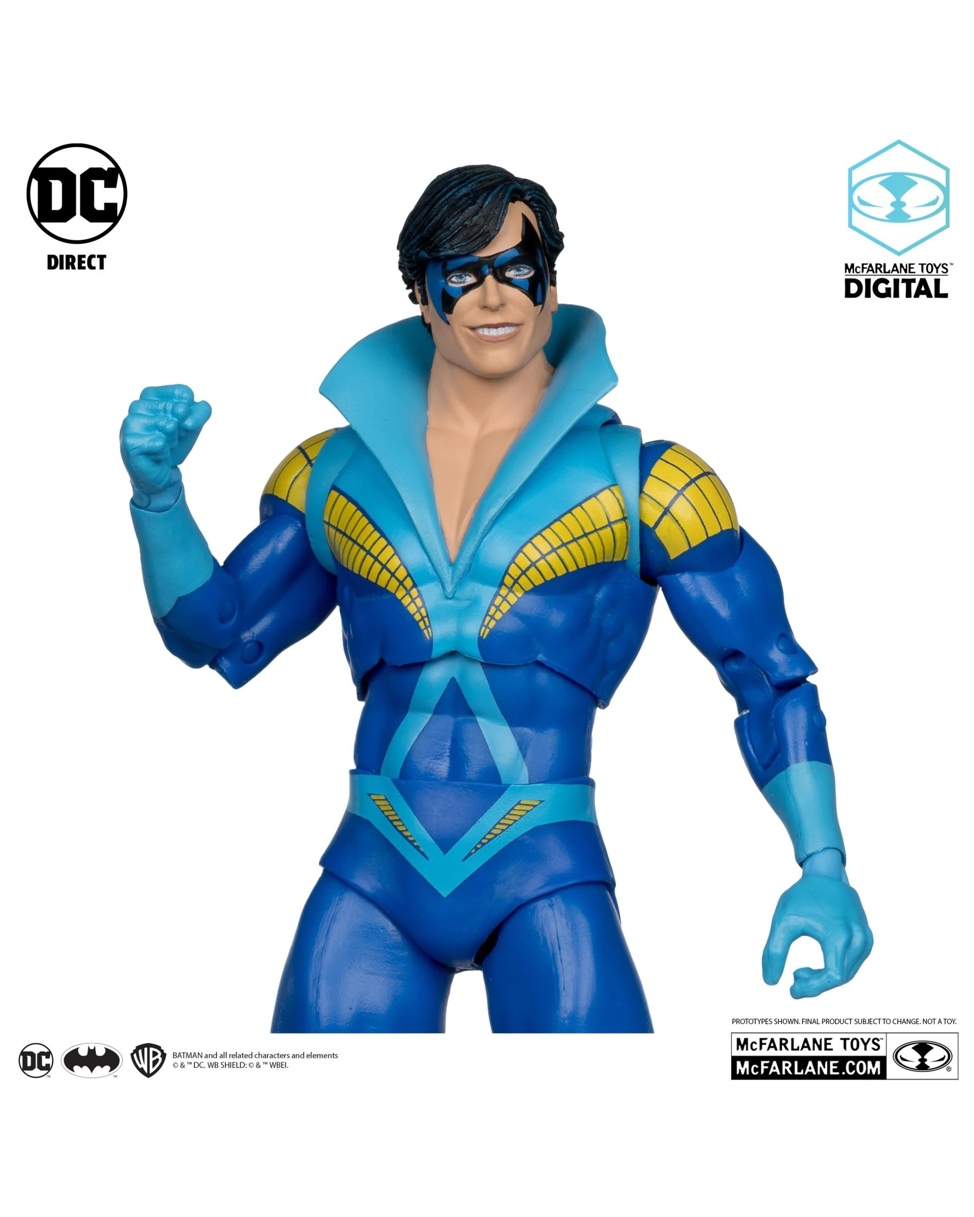 4 McFarlane Digital DC Direct Nightwing Silver Age 7 inch Figure, 4 of 9