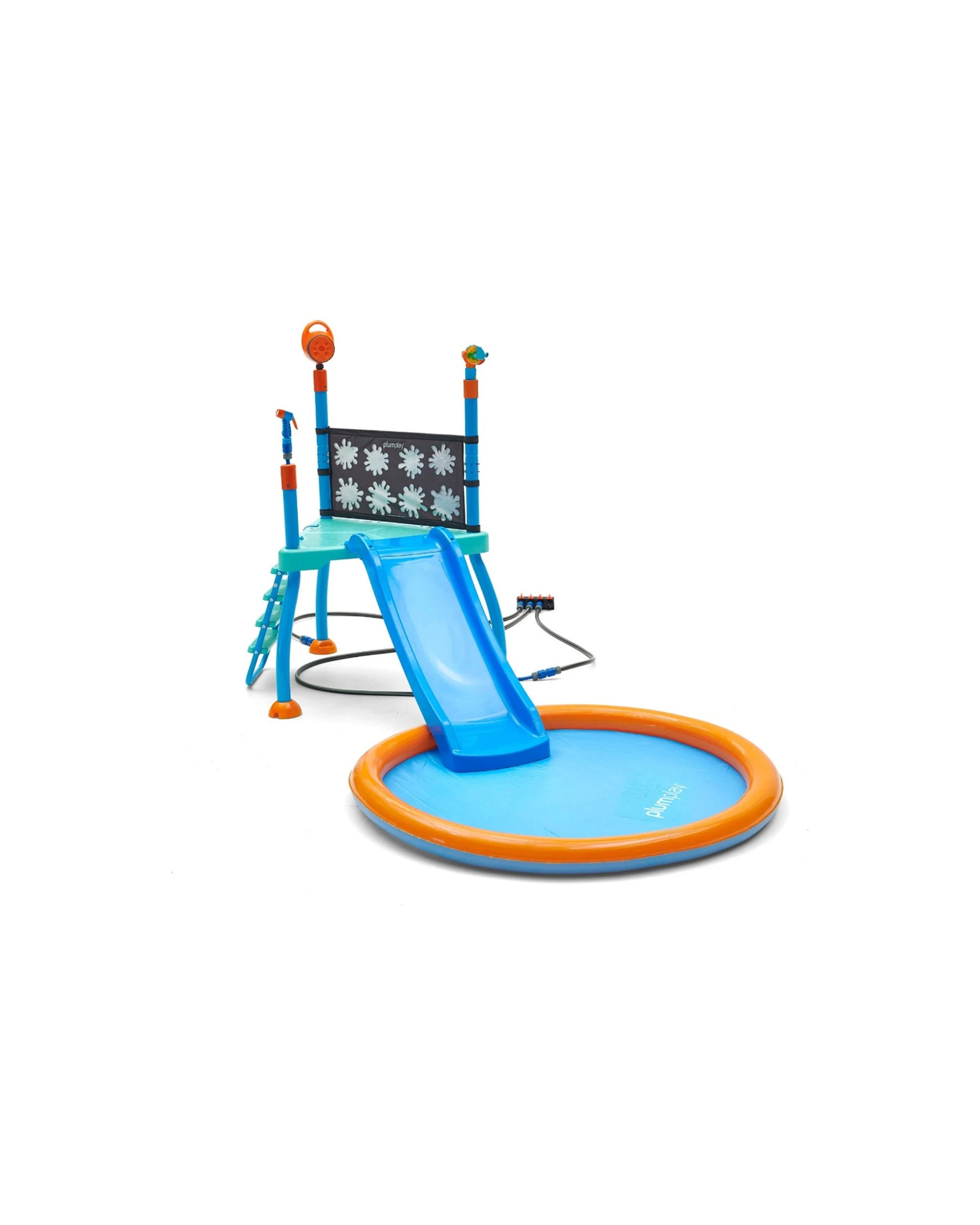 7 Plum Play Au Water Park Splash Station 4ft Slide And Splash Pad For Kids - Blue, 7 of 9
