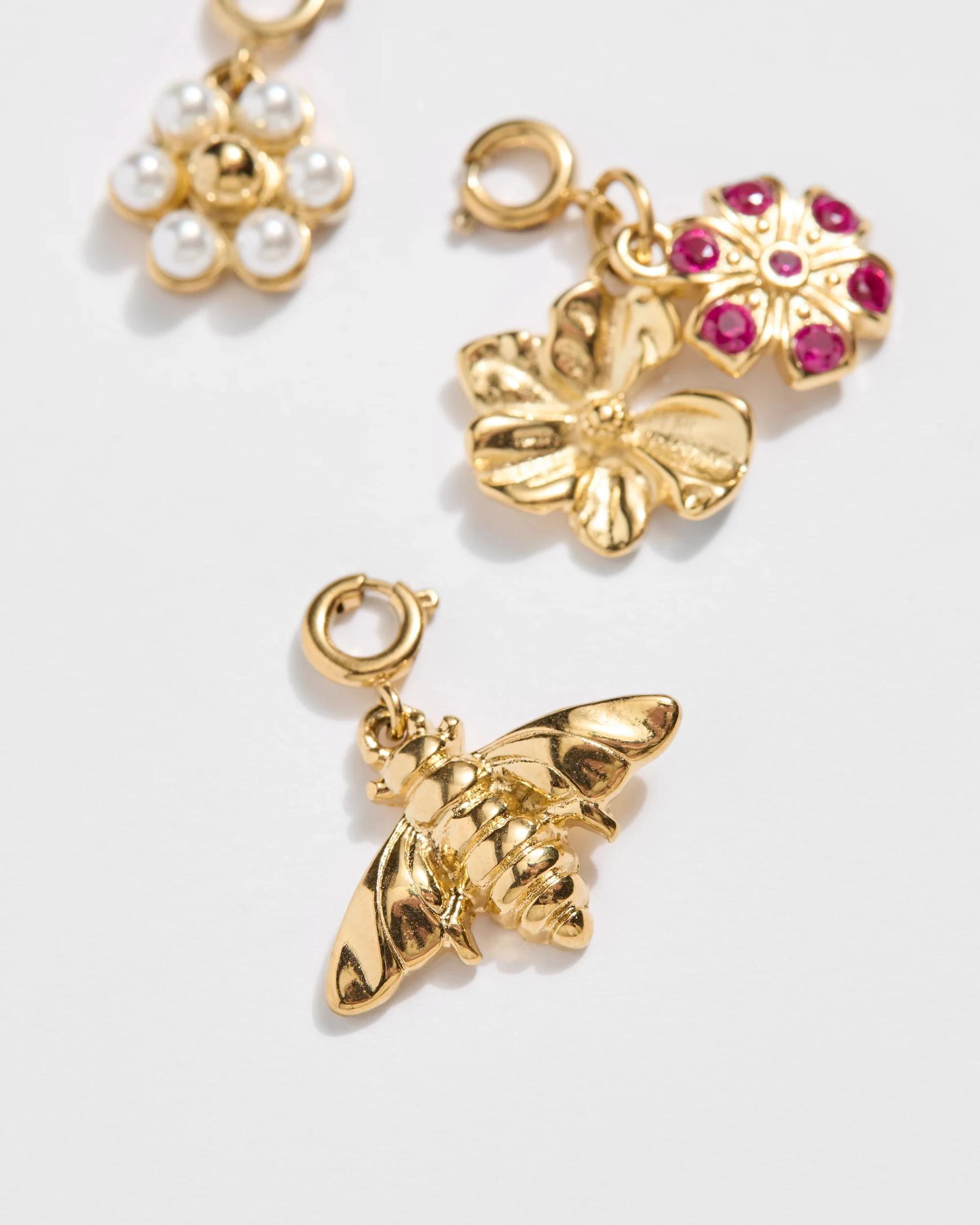 2 Target Woman Waterproof 3 Pack Garden Theme Charm Set GOLD, 2 of 5