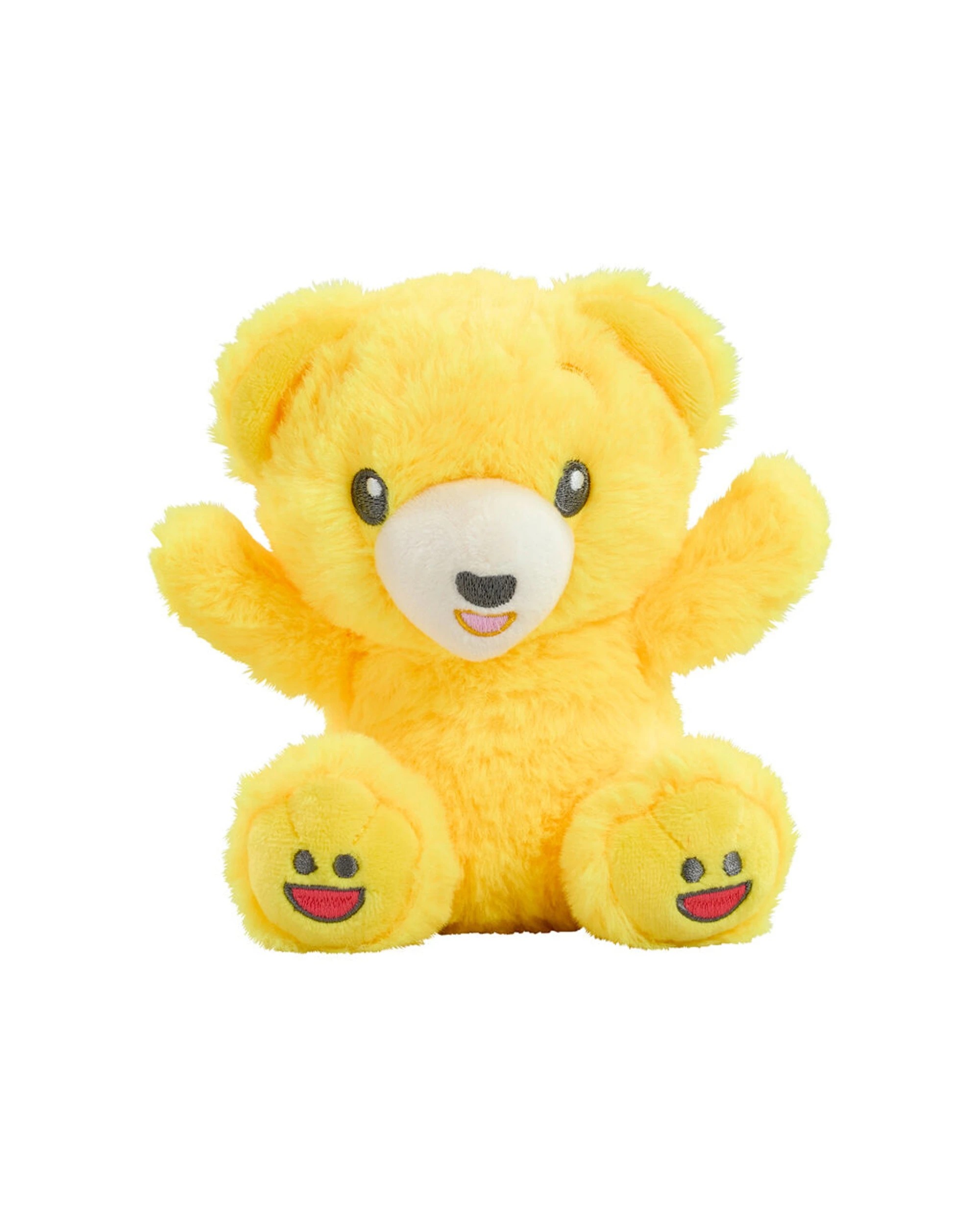1 Mood Bears Happy Bear Mini Moods Soft Comforting Plush Toy 12x16cm - Yellow, 1 of 5