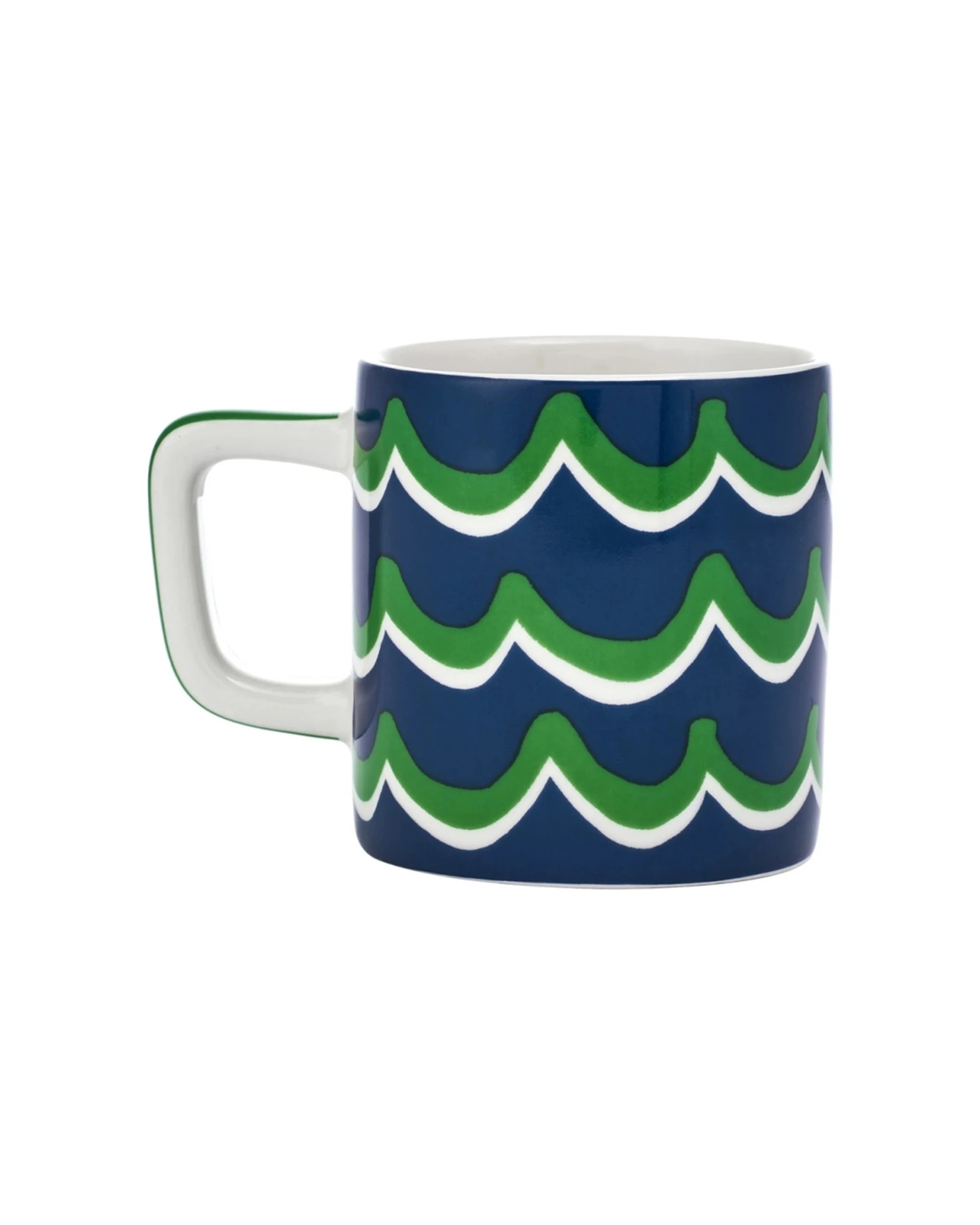 4 La Cafetière 4pk Ceramic Espresso Cup Drinking Mug Set 120ml Cyan Tides - Blue, 4 of 7