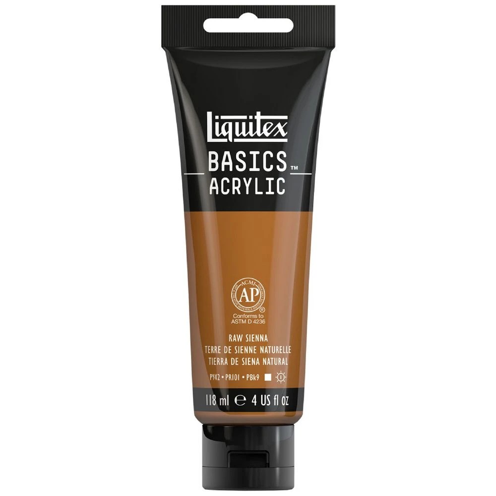 1 Liquitex Basics 118mL Paint Raw Sienna, 1 of 5