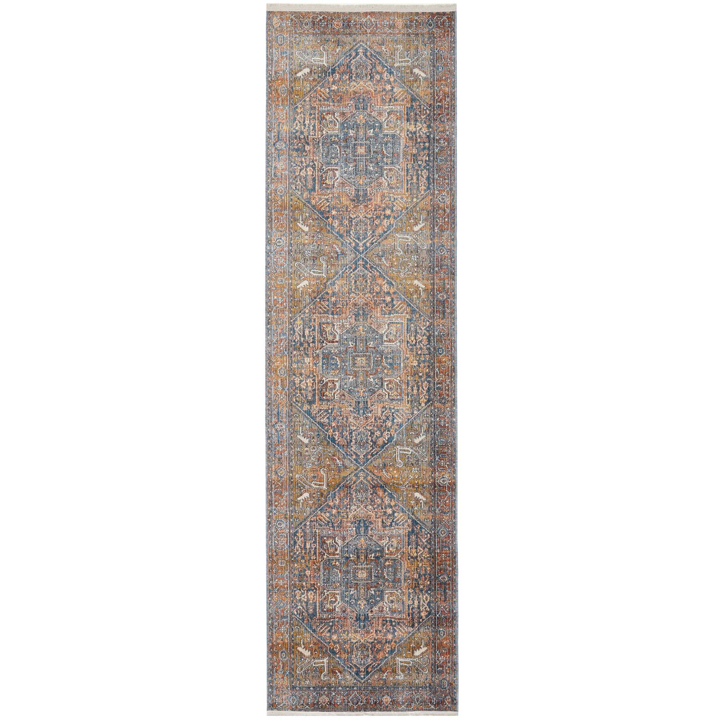 2 Common Ground Rugs Anatolia 400x80cm - Large Runner Rug - Natural, 2 of 6