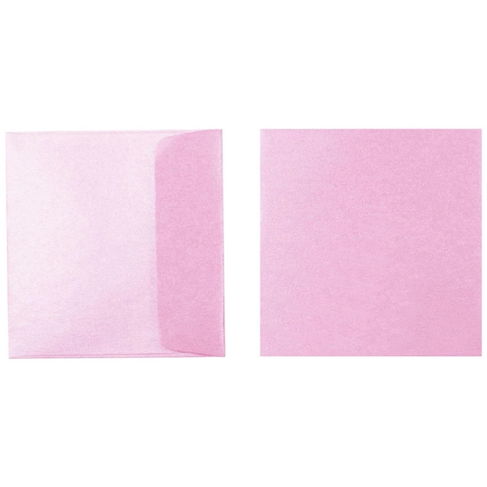 1 Quill Metallique 150mm Square Envelopes Rose Quartz 10 Pack, 1 of 2
