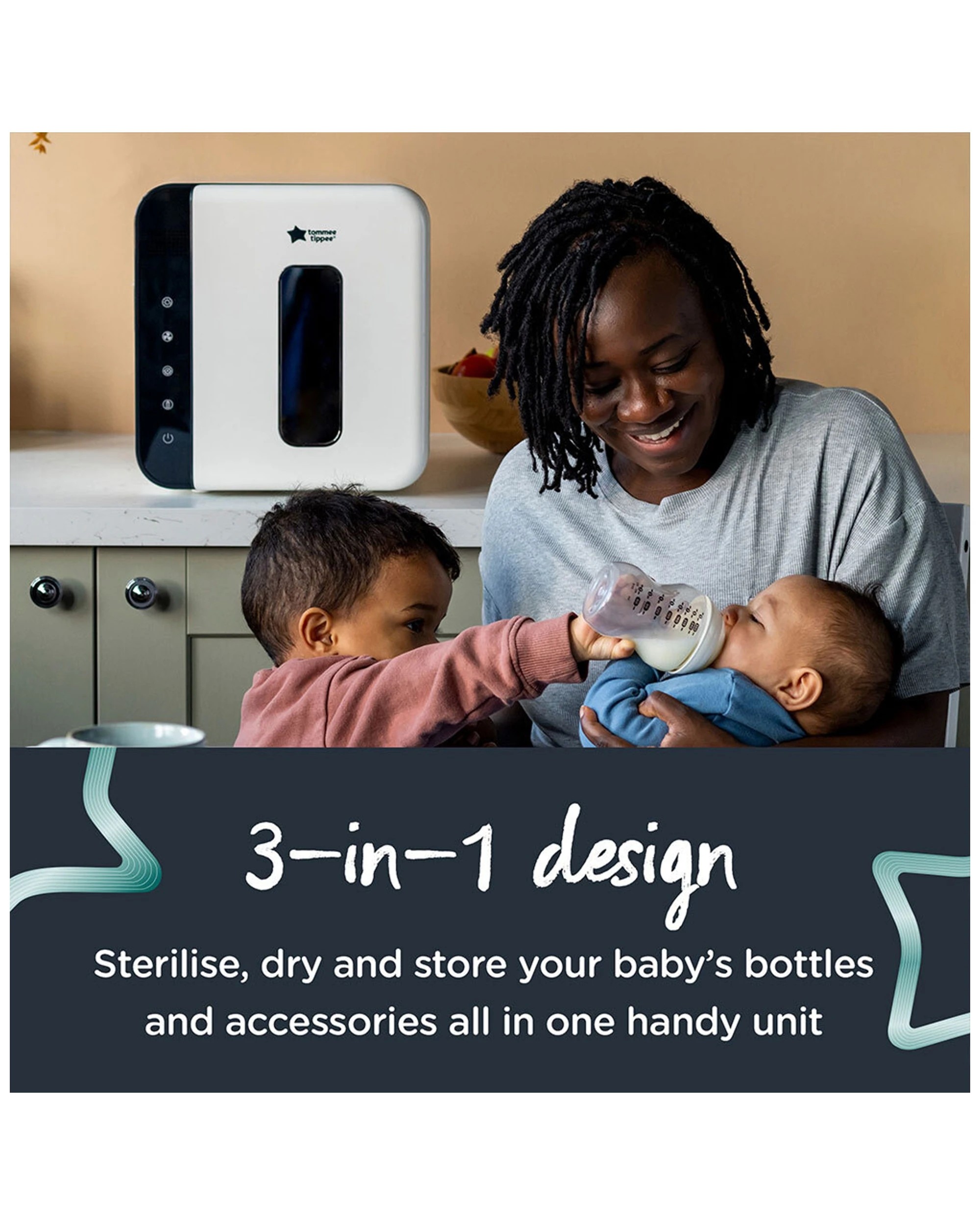 4 Tommee Tippee Ultra Uv Steriliser Dryer And Storage - White, 4 of 5
