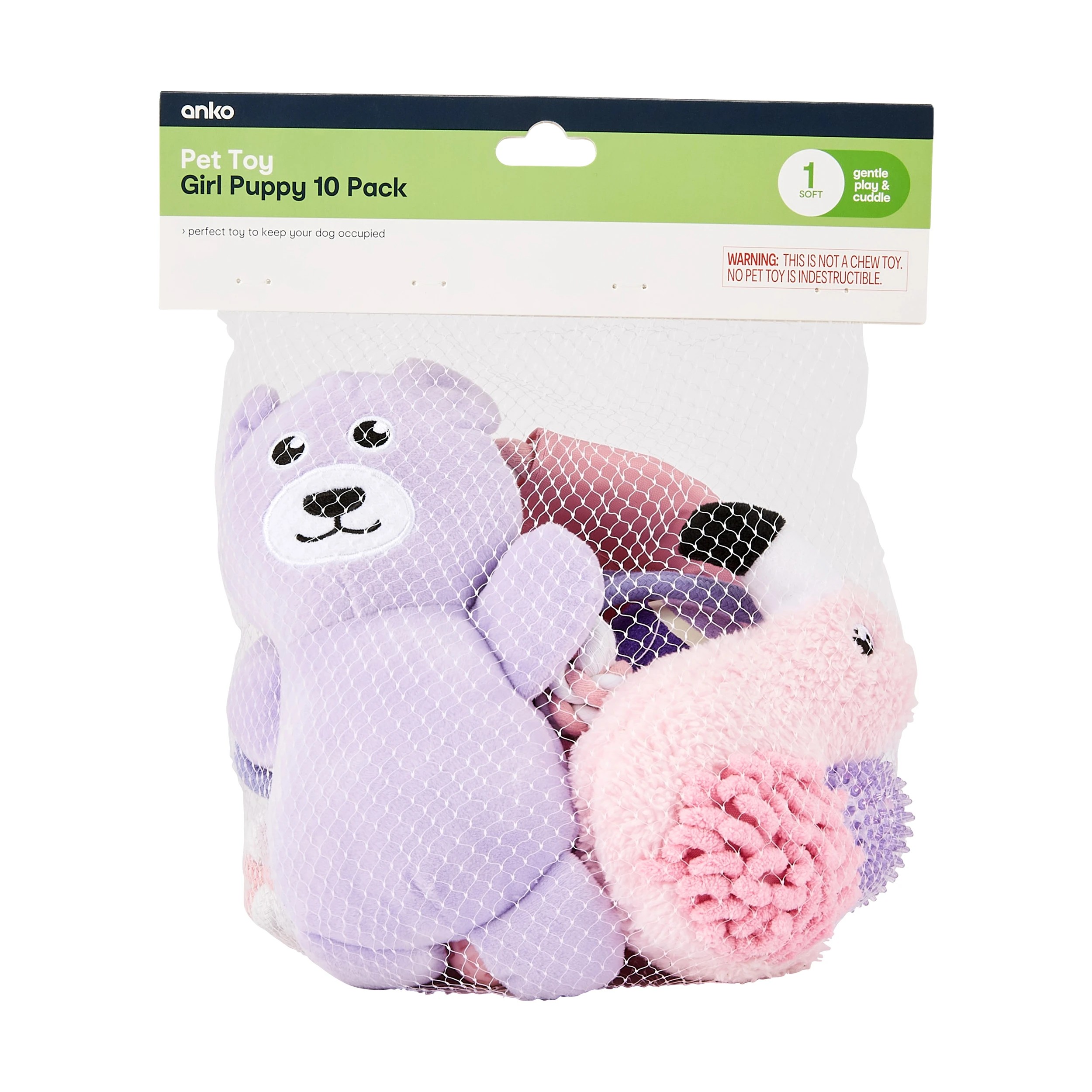 6 10 Pack Pet Toy Girl Puppy, 6 of 6