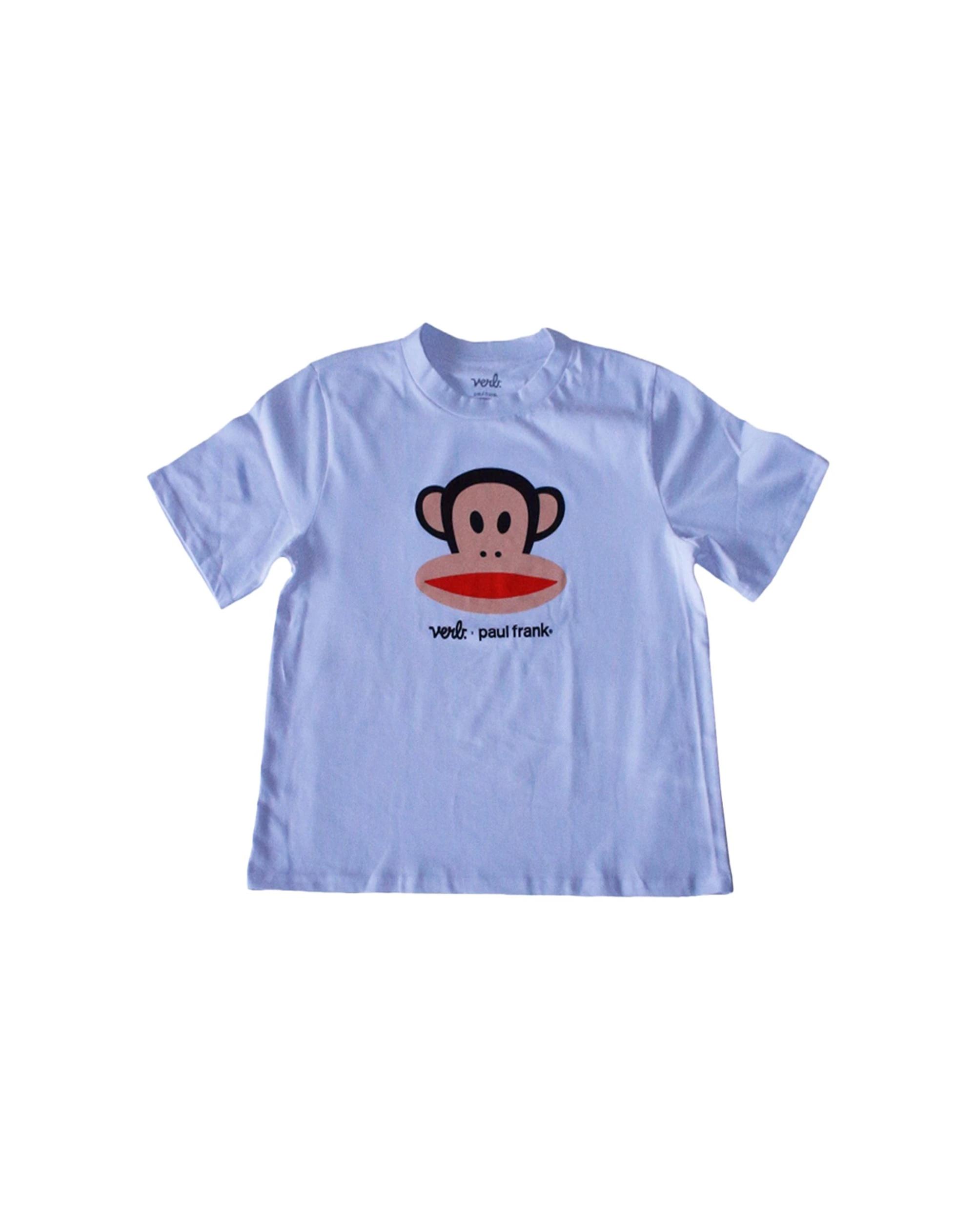 1 Verb. X Paul Frank Julius Head Ladies Cotton Shortsleeve Tee Shirt Relaxed WHITE, 1 of 3