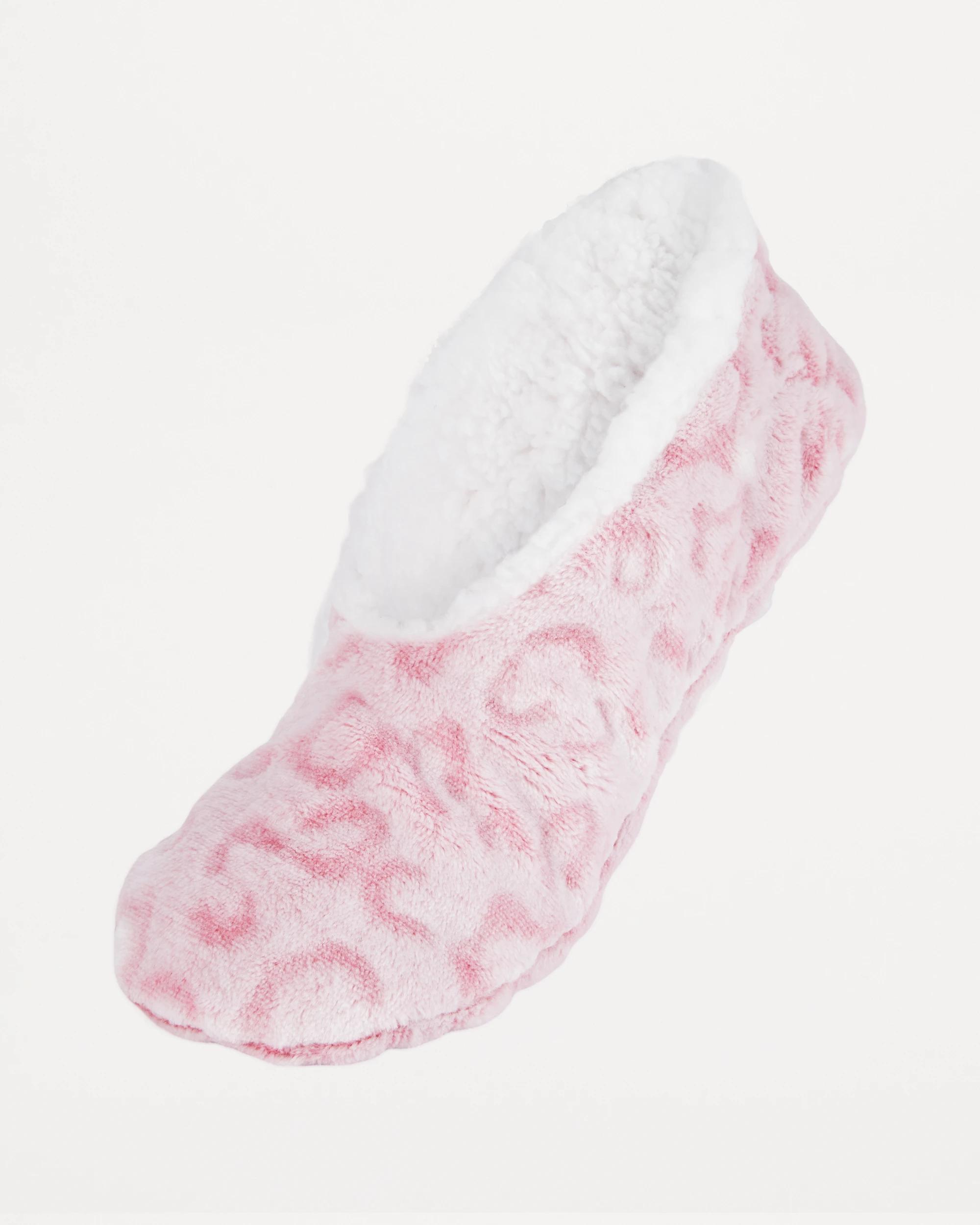 2 Plush Footlets Bllet Pink, 2 of 4