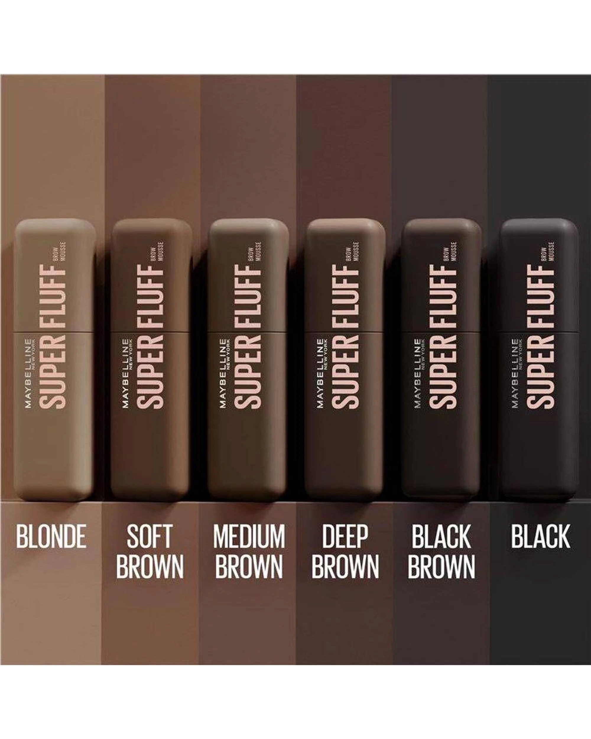 8 3 x Maybelline Super Fluff Brow Mousse 5mL - 260 Deep Brown - Brown, 8 of 8