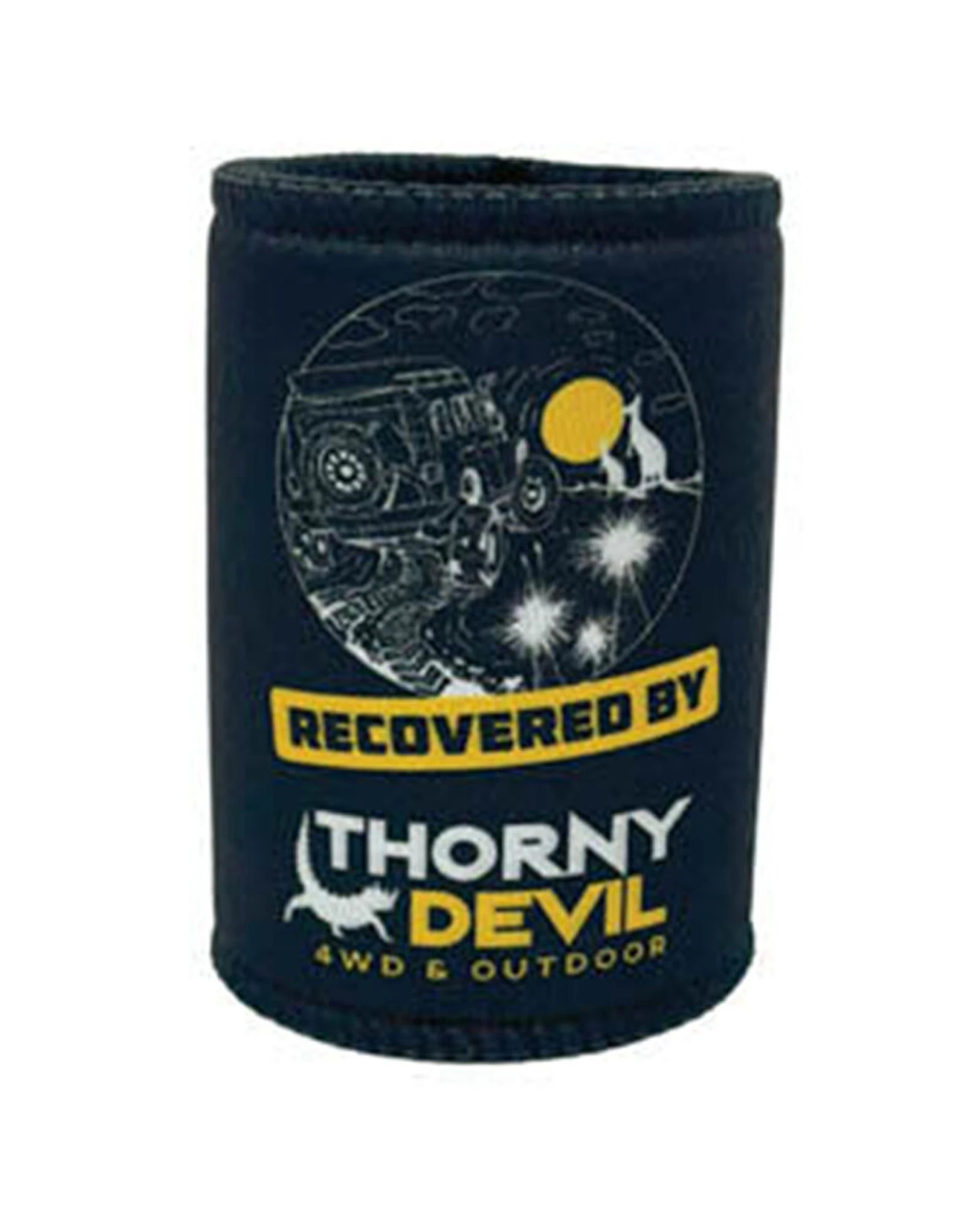 1 Wildtrak Thorny Devil Bottle And Can Stubbie Holder Magnetic Drink Cooler - Black, 1 of 2