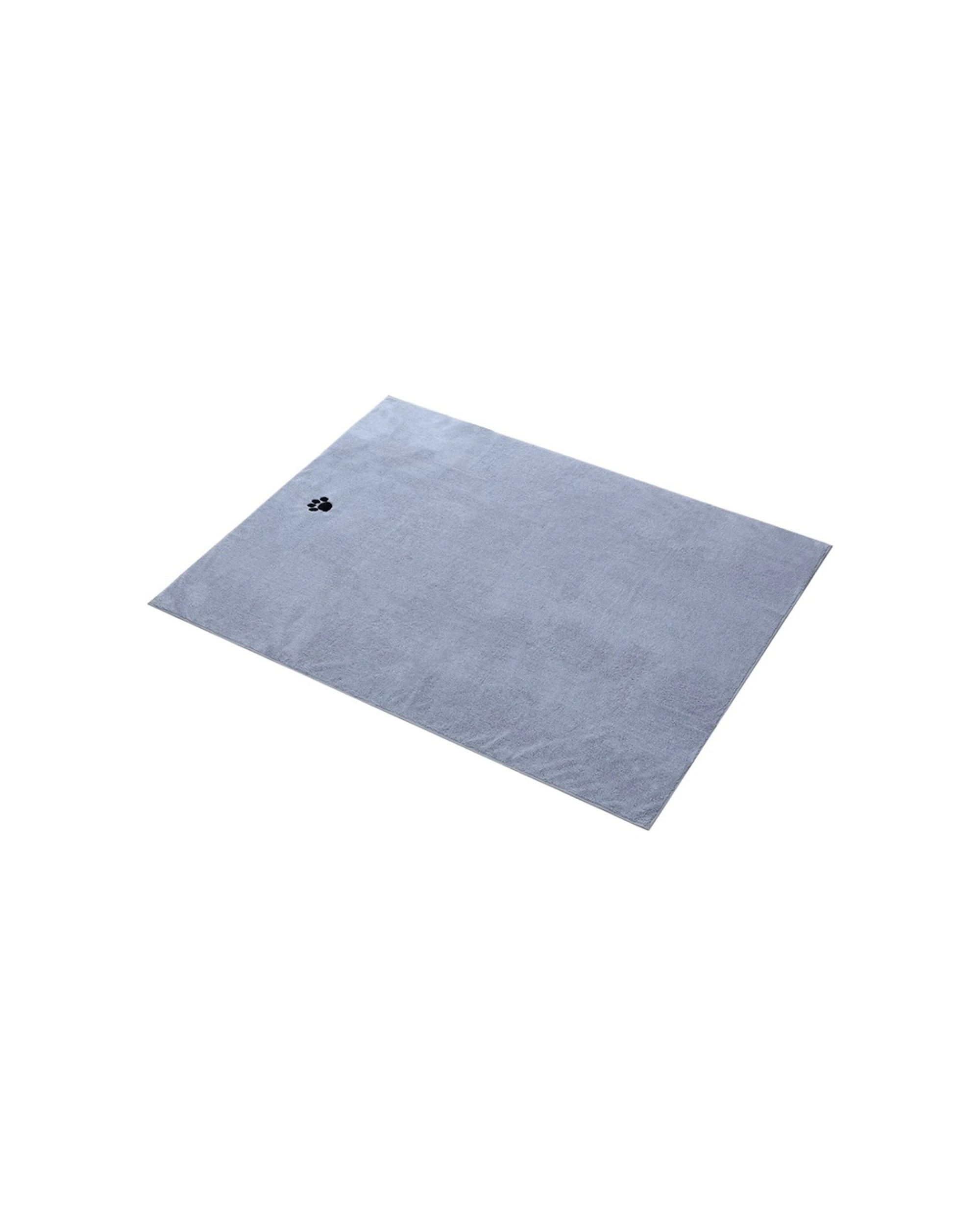 4 Paws And Claws Absorbent Microfibre Pet Dog Cat Drying Towel Large 100x130cm - Grey, 4 of 6