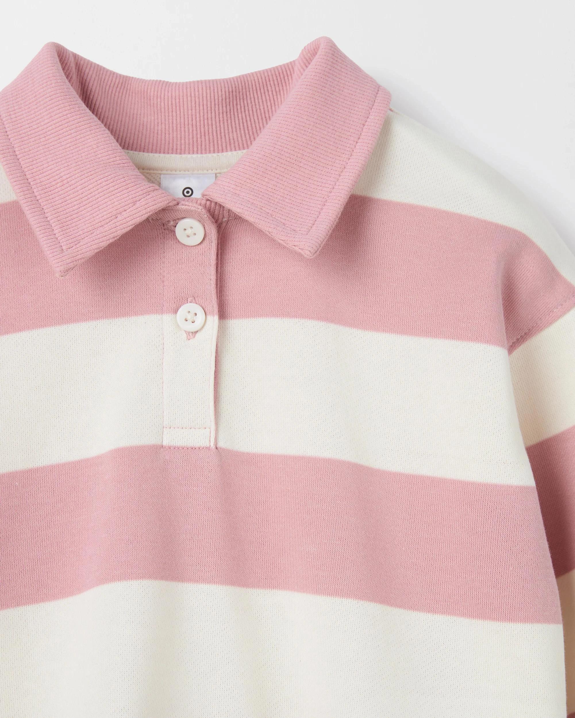 9 Target Australian Cotton Blend Fleece Top and Short 2 Piece Set PINK STRIPE, 9 of 9