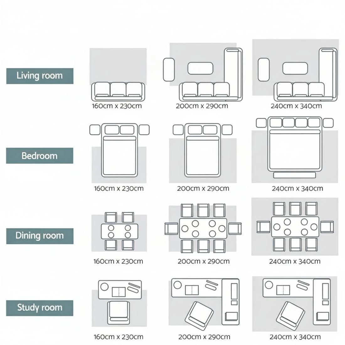9 Artiss Washable Floor Rug 160X230cm Large Area Rug Modern Living Room Carpet - Beige, 9 of 9