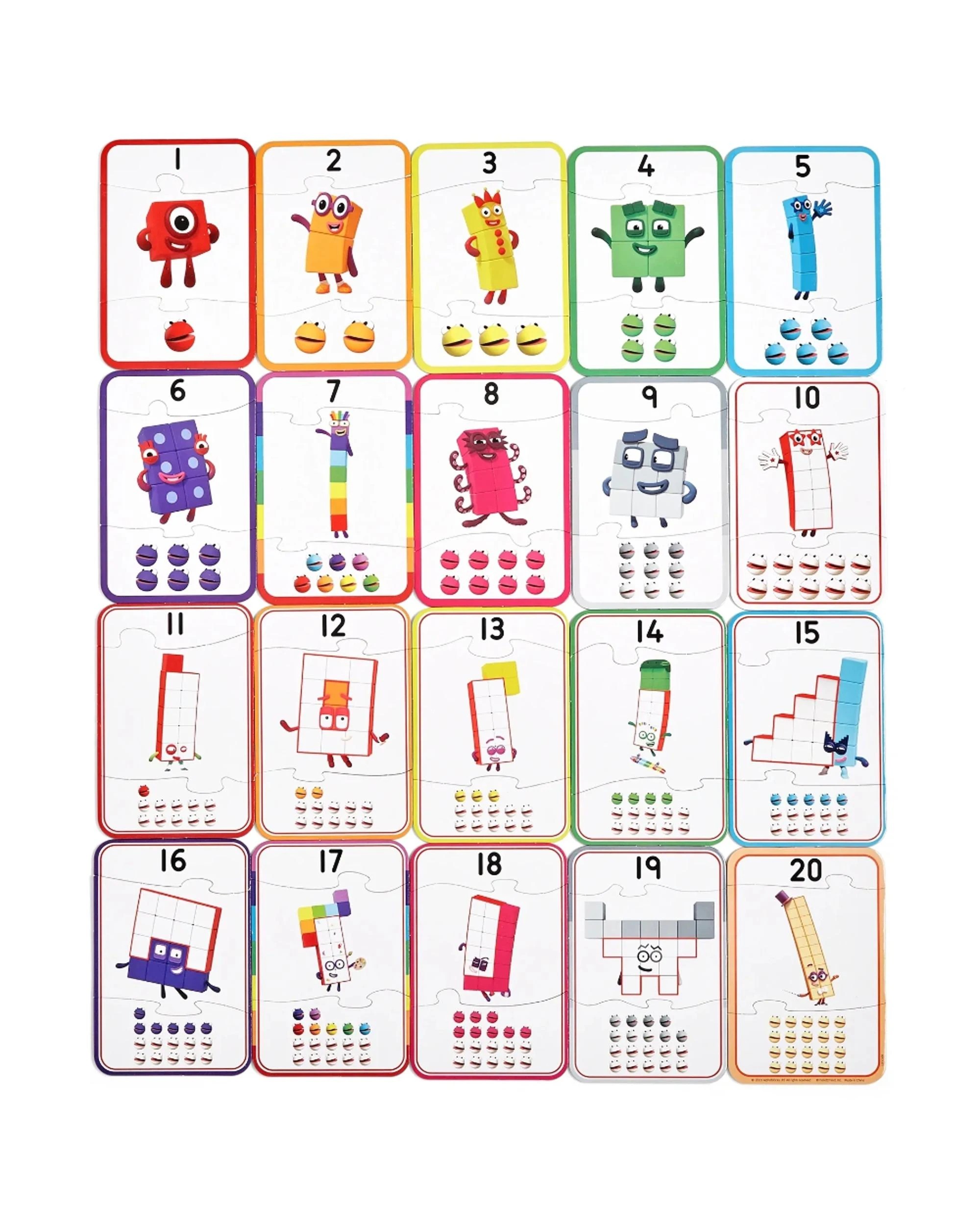 3 Numberblocks Counting Puzzle Set, 3 of 4