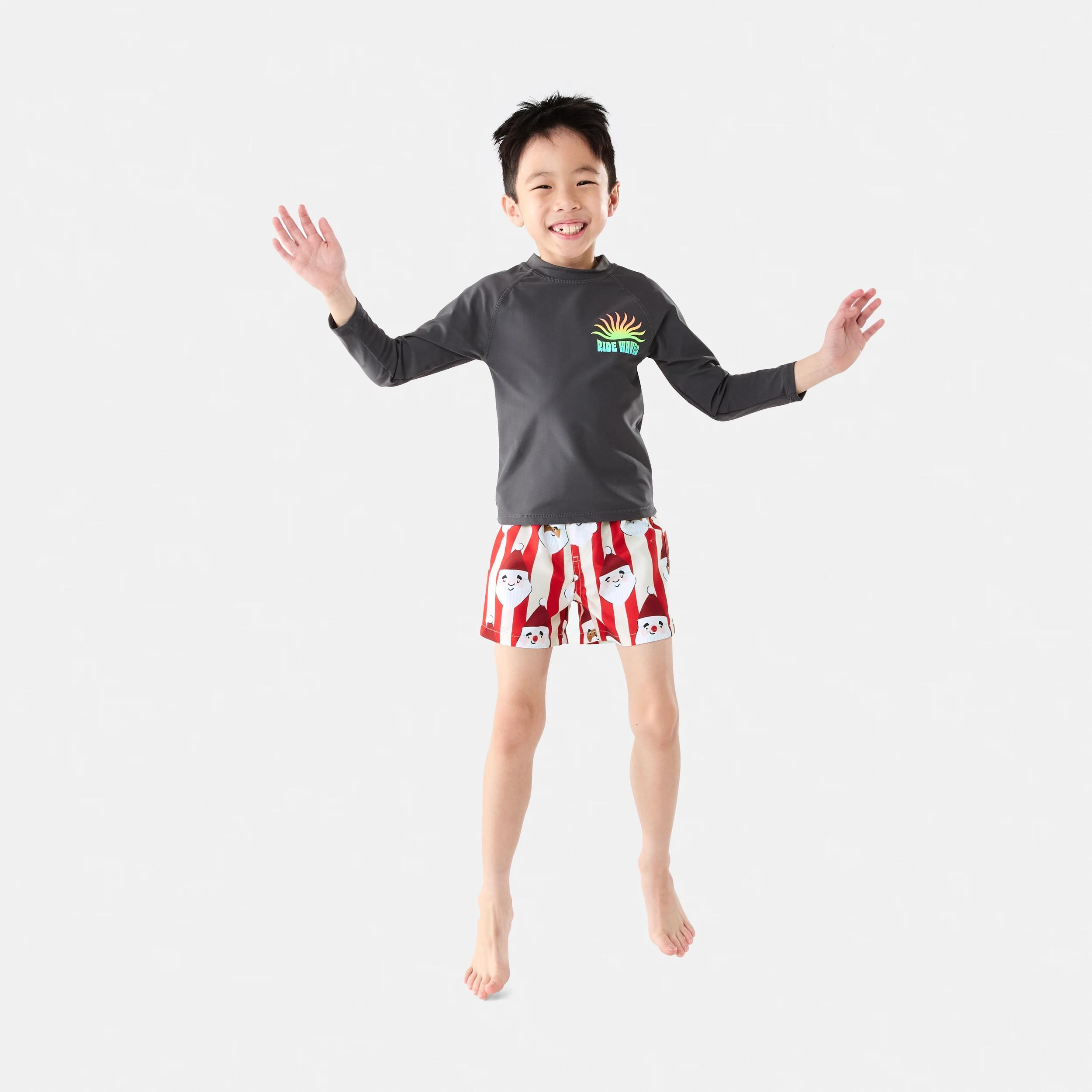 4 Christmas Printed Boardshorts Bge Santa, 4 of 5