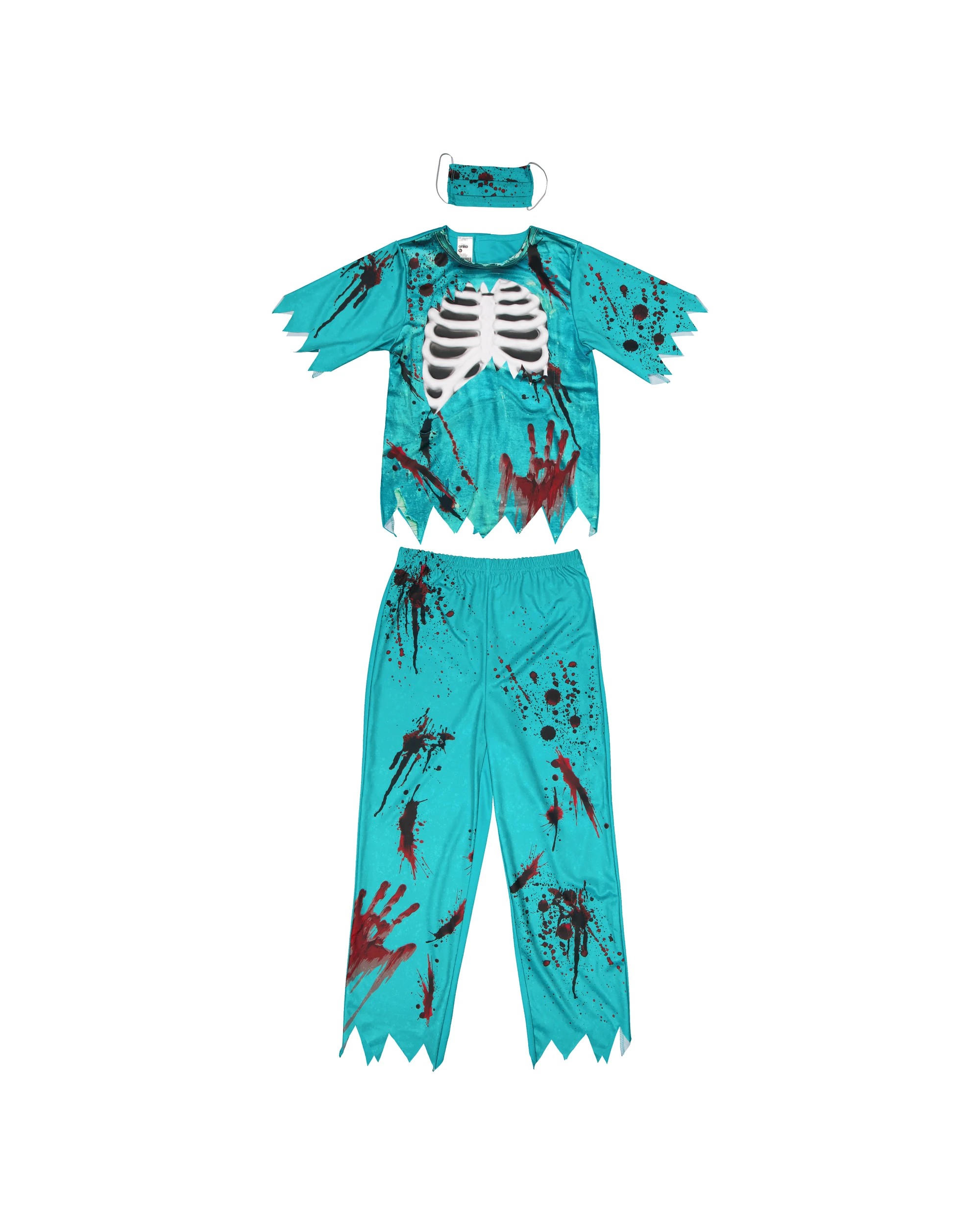 7 3 Piece Zombie Surgeon Costume - Ages 8+, 7 of 10
