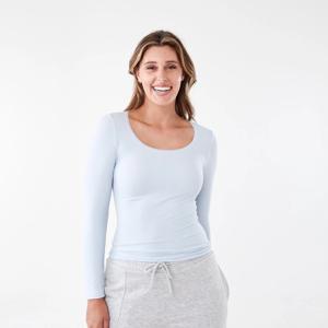 Long Sleeve Ribbed Thermal Top