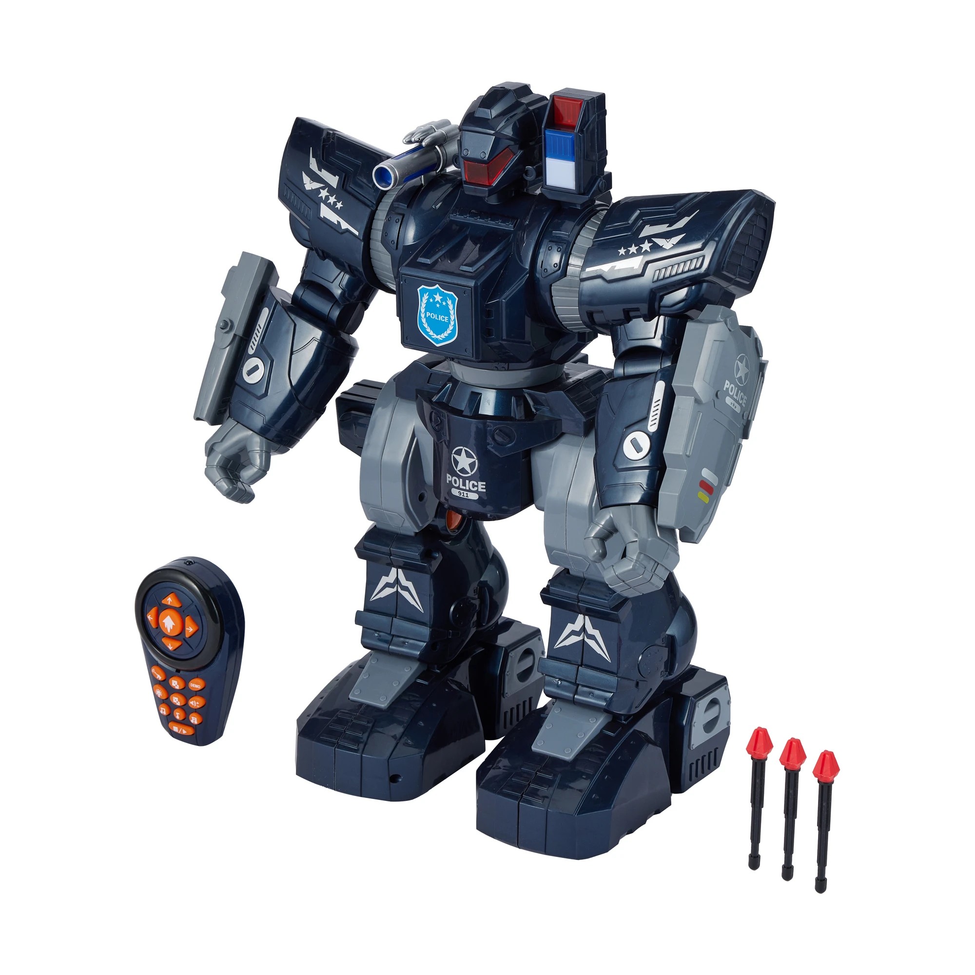 1 RC Police Robot Toy, 1 of 10