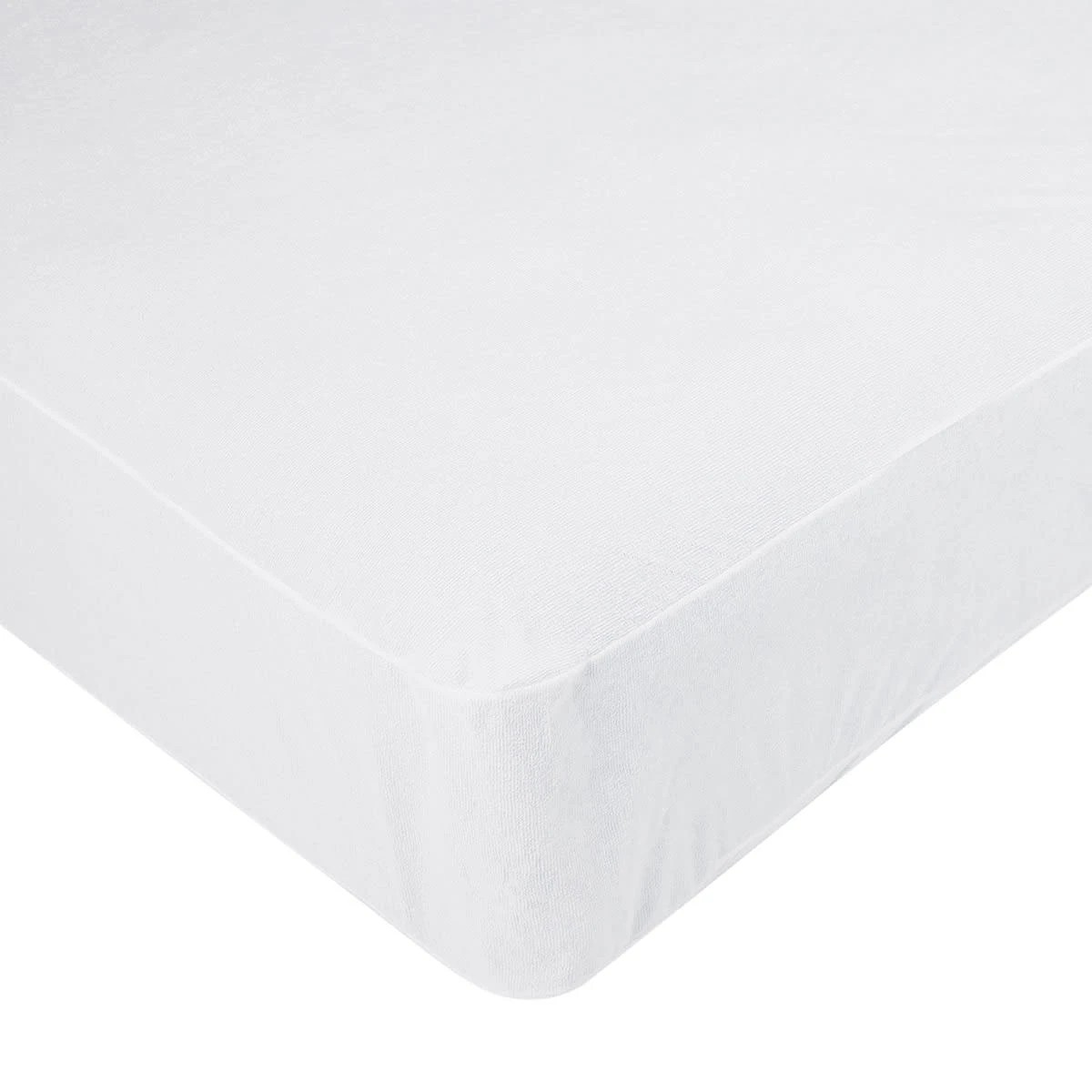 6 Bed Bug Resistant Fitted Mattress Encasement - Queen Bed, White, 6 of 8