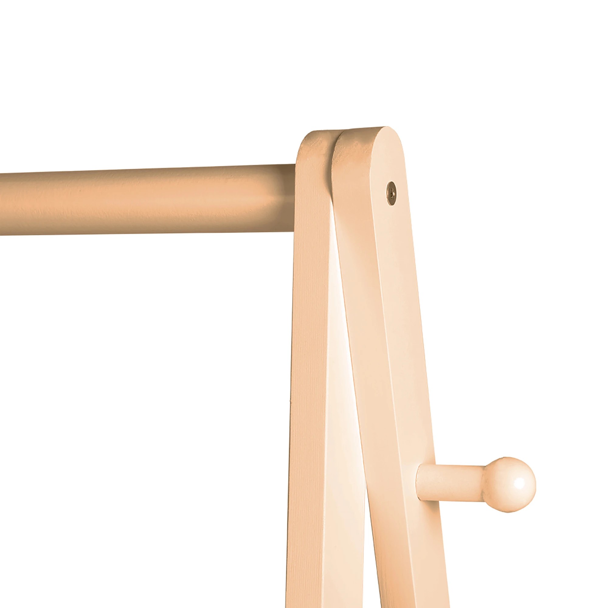 5 Levede Clothes Rack Wooden Wardrobe Garment Coat Hanging Rail Shoe Storage 120cm, 5 of 6