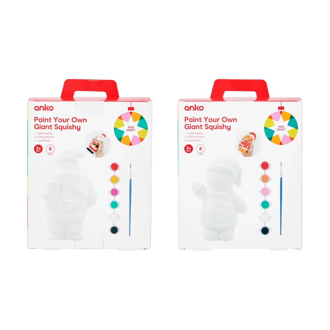 4 Paint Your Own Giant Squishy - Assorted, 4 of 4